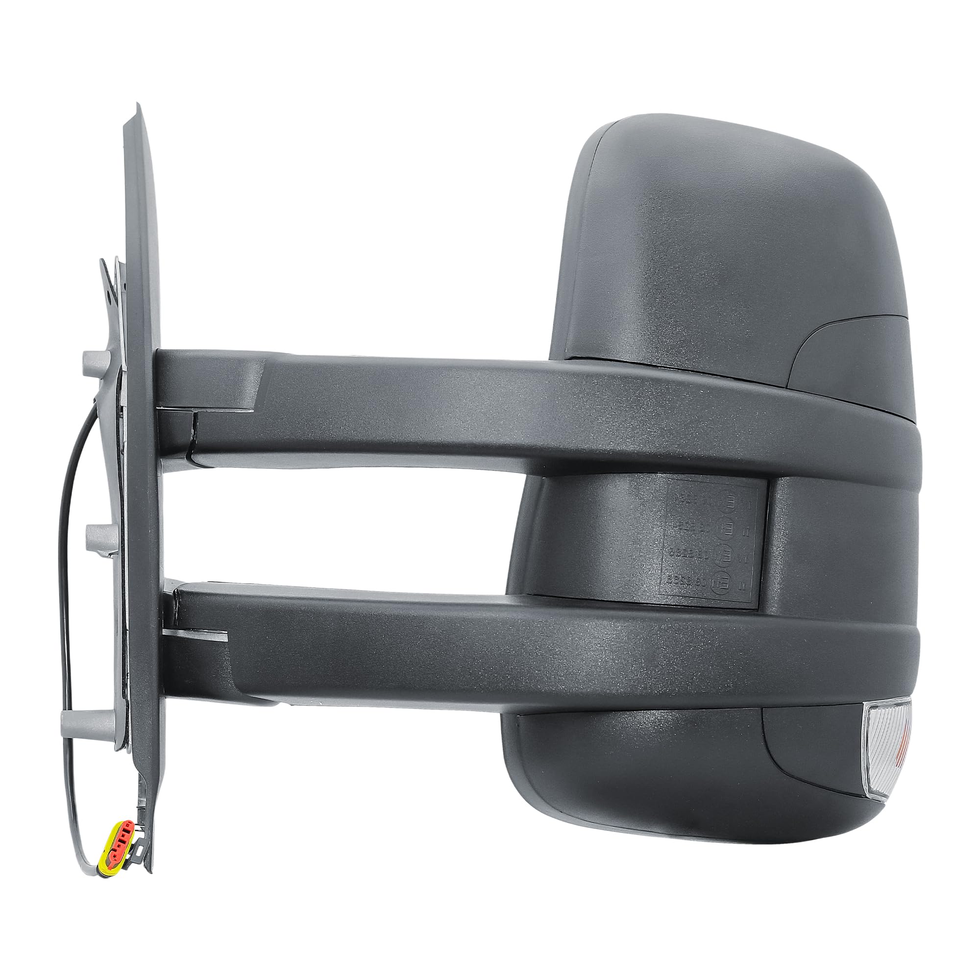 Specchietto retrovisore esterno sinistro a braccio lungo manuale non riscaldato con indicatore di direzione per IVECO Daily VI camion 2014-2025