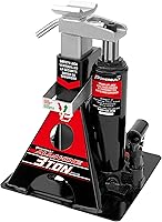 Powerbuilt 3 Ton All-in-One Bottle Jack & Jackstand - Compact Hydraulic Combo for Trucks, SUVs, RVs, Trailers - 11-21" Lift, Wide Base, ASME Certified