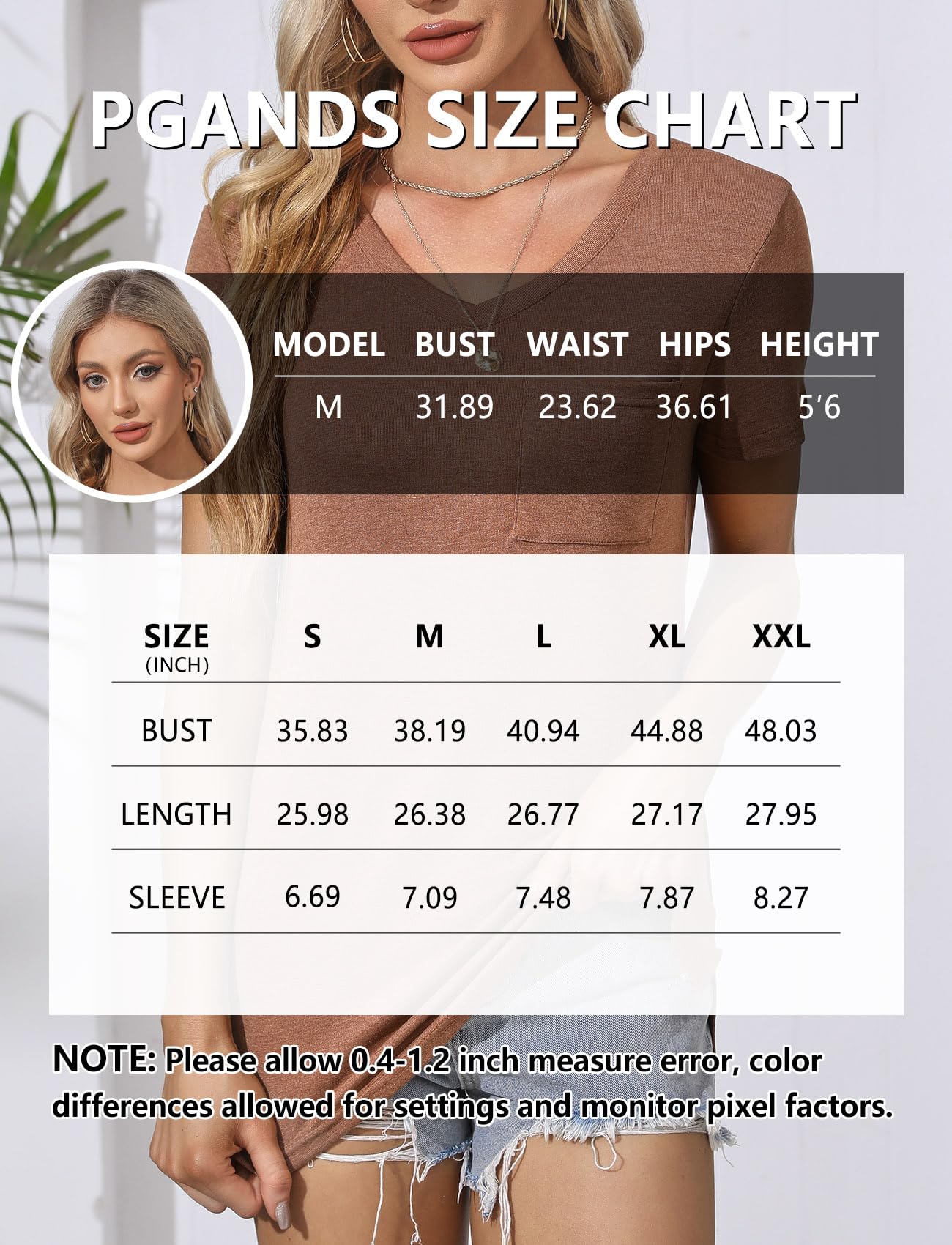 PGANDS Felpa a blocchi di colore da donna girocollo a maniche lunghe Pullover Top moda leggera tunica con tasca