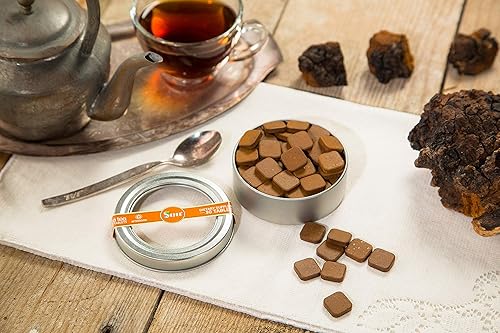 Miniatura 6 de Sayan Siberian Afternoon - Té instantáneo de hongos Chaga con Reishi  raíz de jengibre 30 piezas cosechada en forma silvestre mezcla cruda y