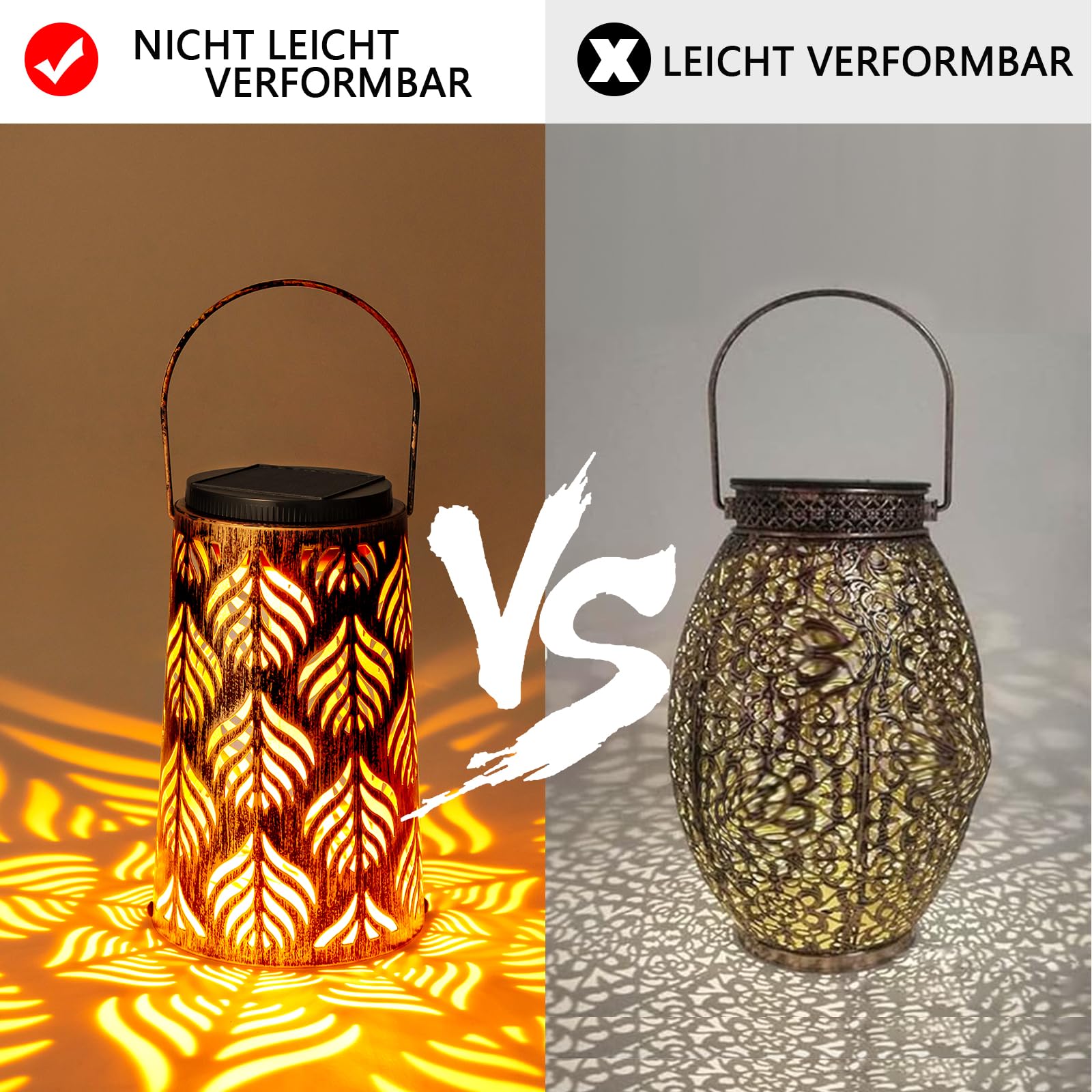 MUSUNIA lanterne solaire pour l'extérieur - lampes solaires