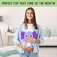 Vista 38 de Crustacean - Almohadilla térmica sin perfume para microondas para mujer, animal de peluche cálido y acogedor calentable, bolsa de calor caliente