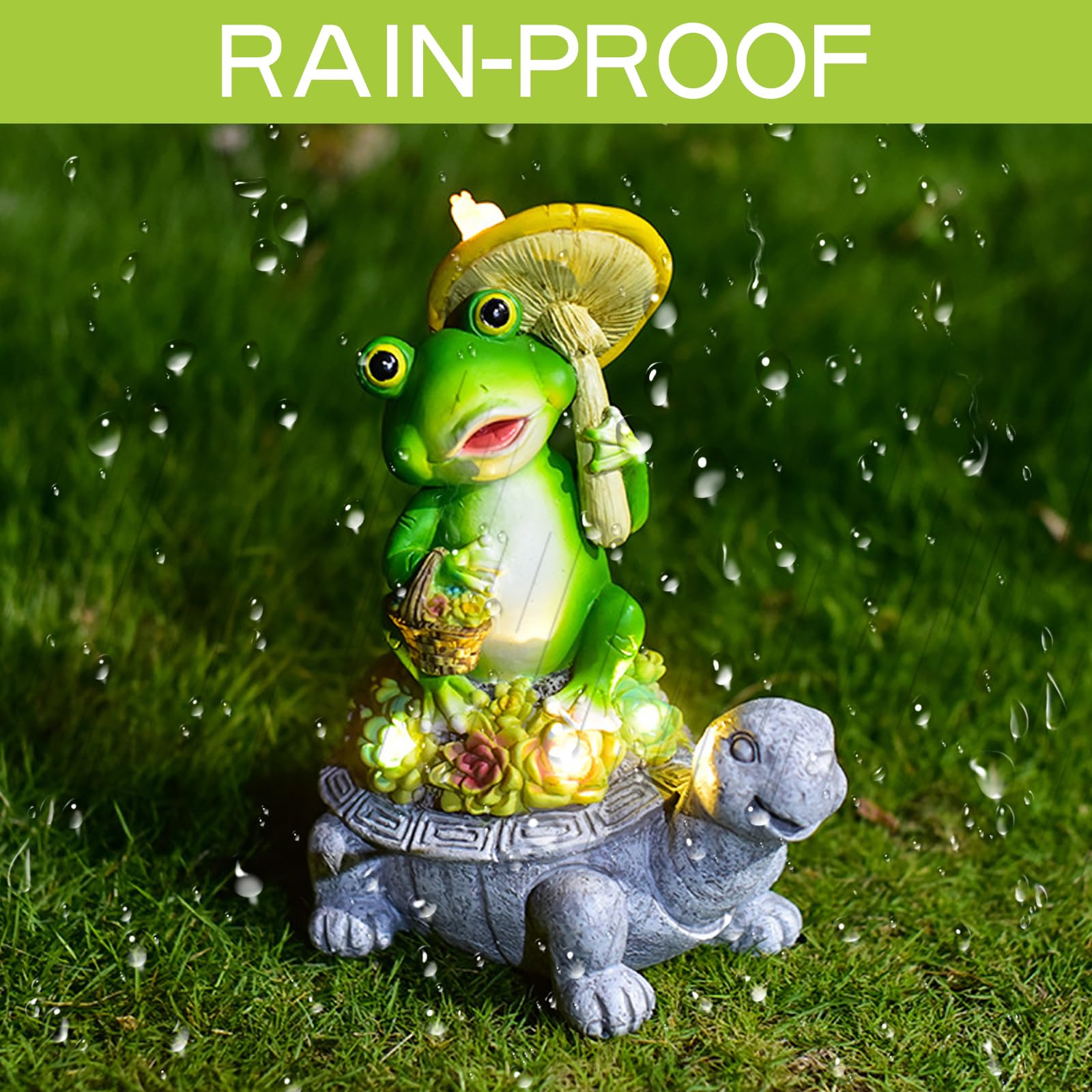 Statua Angelo Da Giardino A Energia Solare DAZZTIME - Decorazione LED Impermeabile Per Esterni, Balconi E Terrazzi - Foto 6