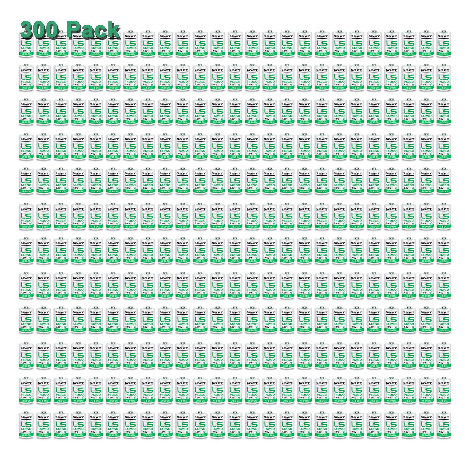Pack of 300 3 6v LS14250 LS 14250 C 1 2 AA Lithium Battery 1200mAh Replace for SAFT