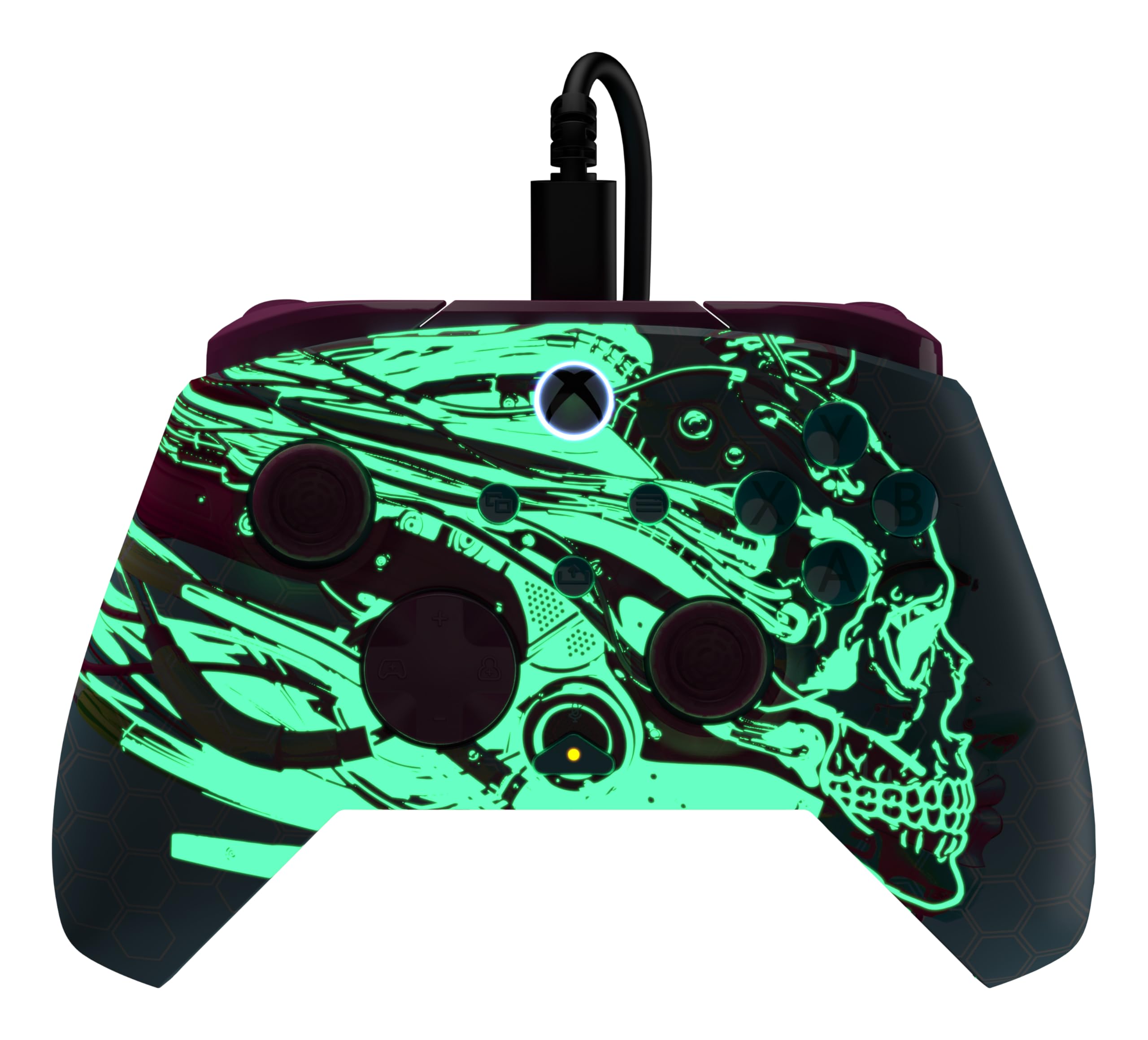 Turtle Beach Rematch Advanced Wired Gaming Controller Licensed for Xbox Series X|S, Xbox One, Windows PC - Glow, Remappable Buttons, Hair Triggers, Audio Controls, Impulse Triggers - Android Dreams - 4
