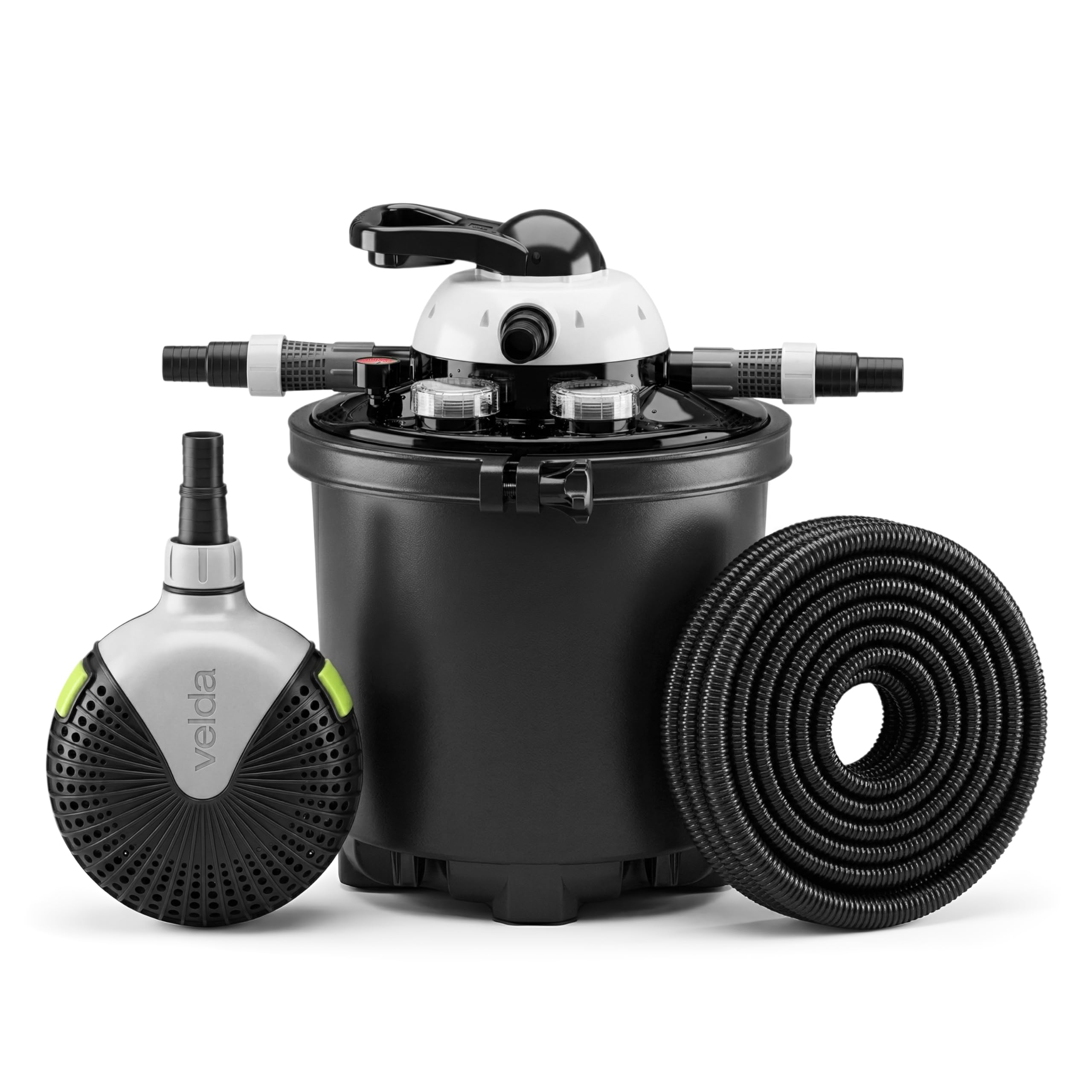 Velda, Filtro a Pressione Pompa Kit Completo per laghetto Ornamentale, Clear Control 25 Alta Streaming 4500 126311