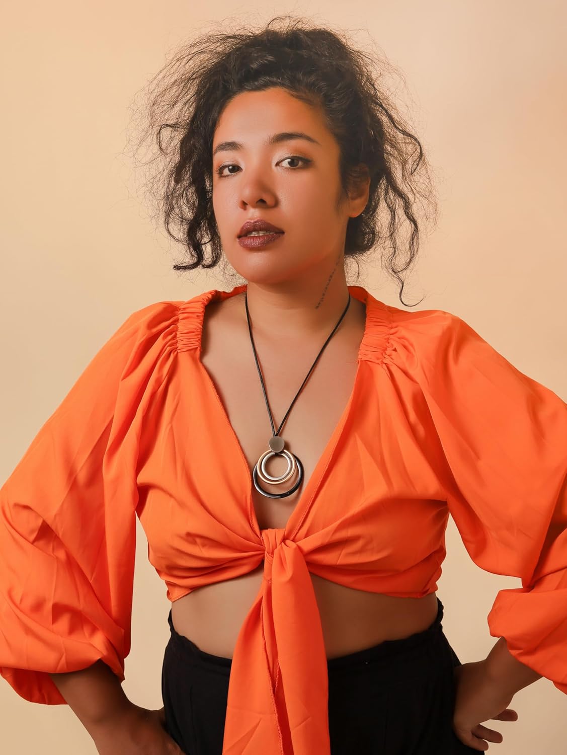 MINACHI Vintage Statement Necklaces for Women, Long Pendant Necklaces, Boho Jewelry for Women - Image 3