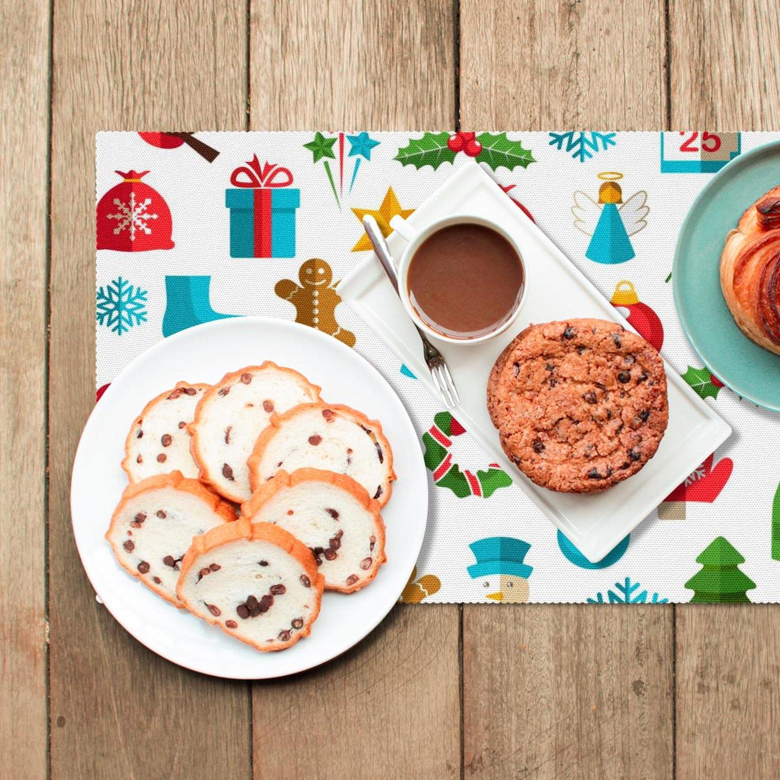 塗りの会席膳／ランチョンマット 4枚セット Amazon.co.jp: ランチョンマット4枚セット ダイニングテーブル