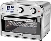 NEUHAUS FORNO OVEN FRYER COM ROTISSERIE INOX 25 LITROS XXL 2500W 127V