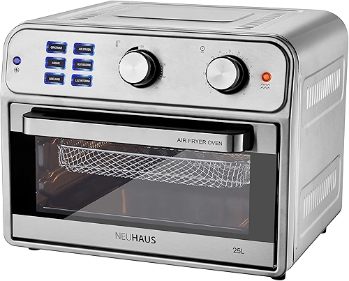 NEUHAUS FORNO OVEN FRYER COM ROTISSERIE INOX 25 LITROS XXL 2500W 127V