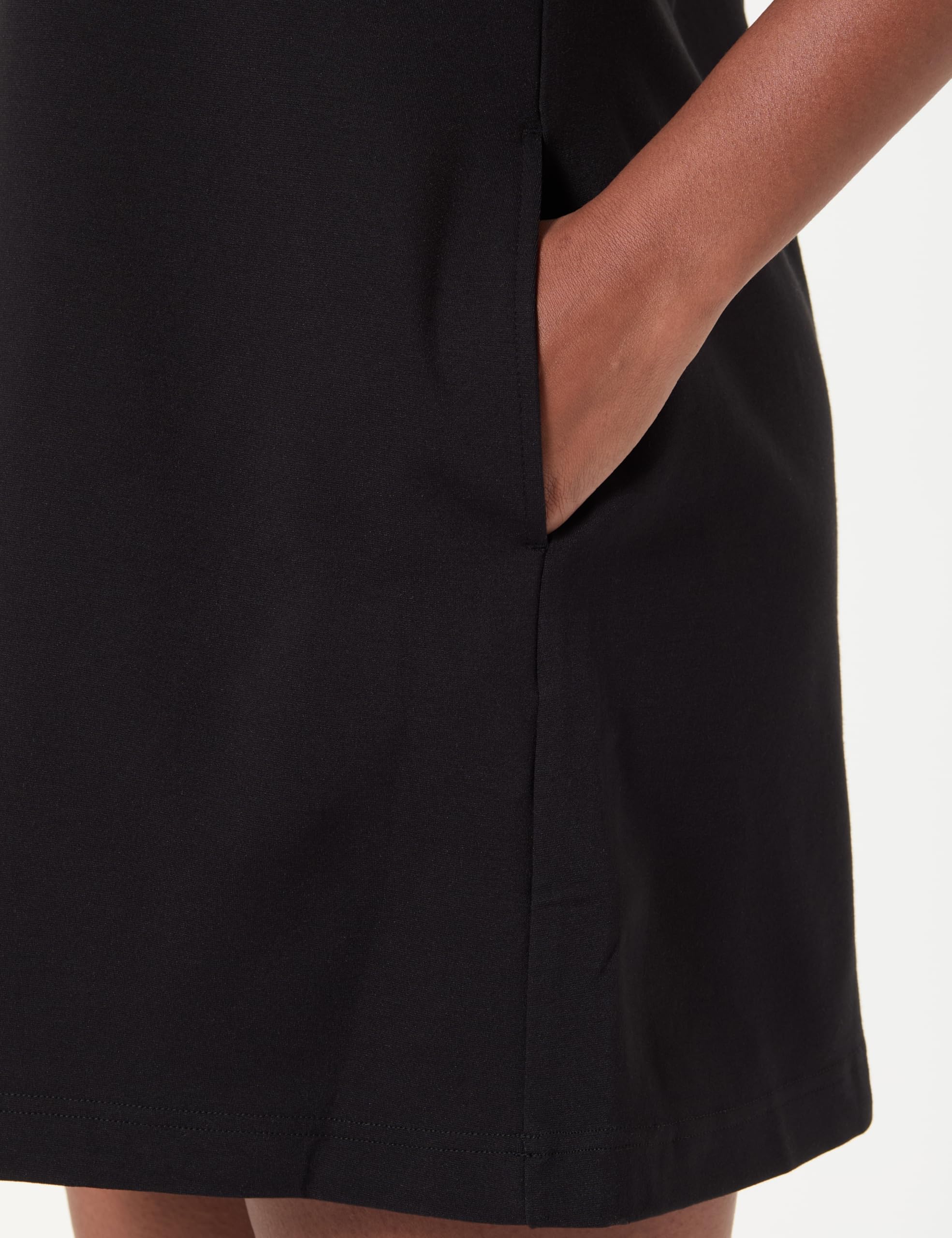Calvin Klein Damen T-Shirt Kleid Punto Milano Kurz