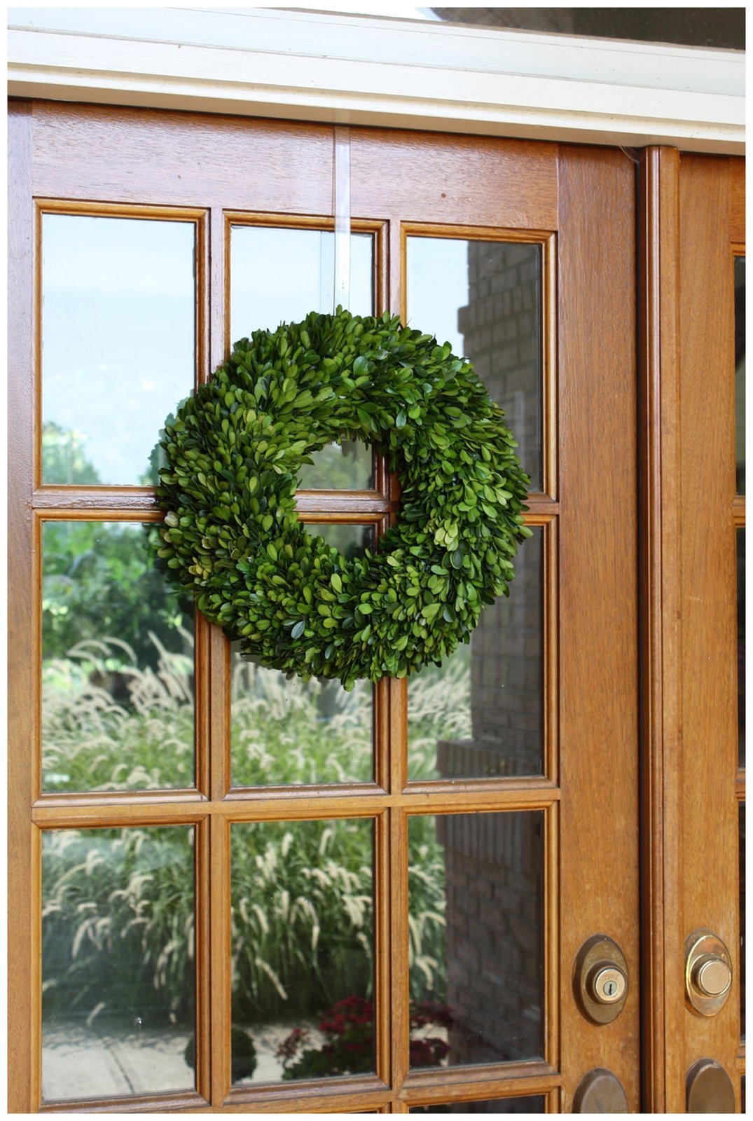 Mills Floral Company Boxwood Round Wreath, Single Side 16