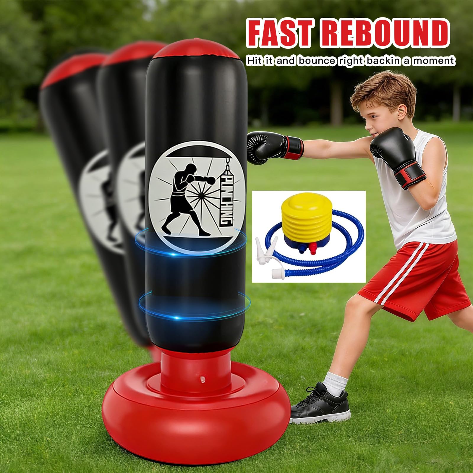 Kids Punching Bag 160cm - 4