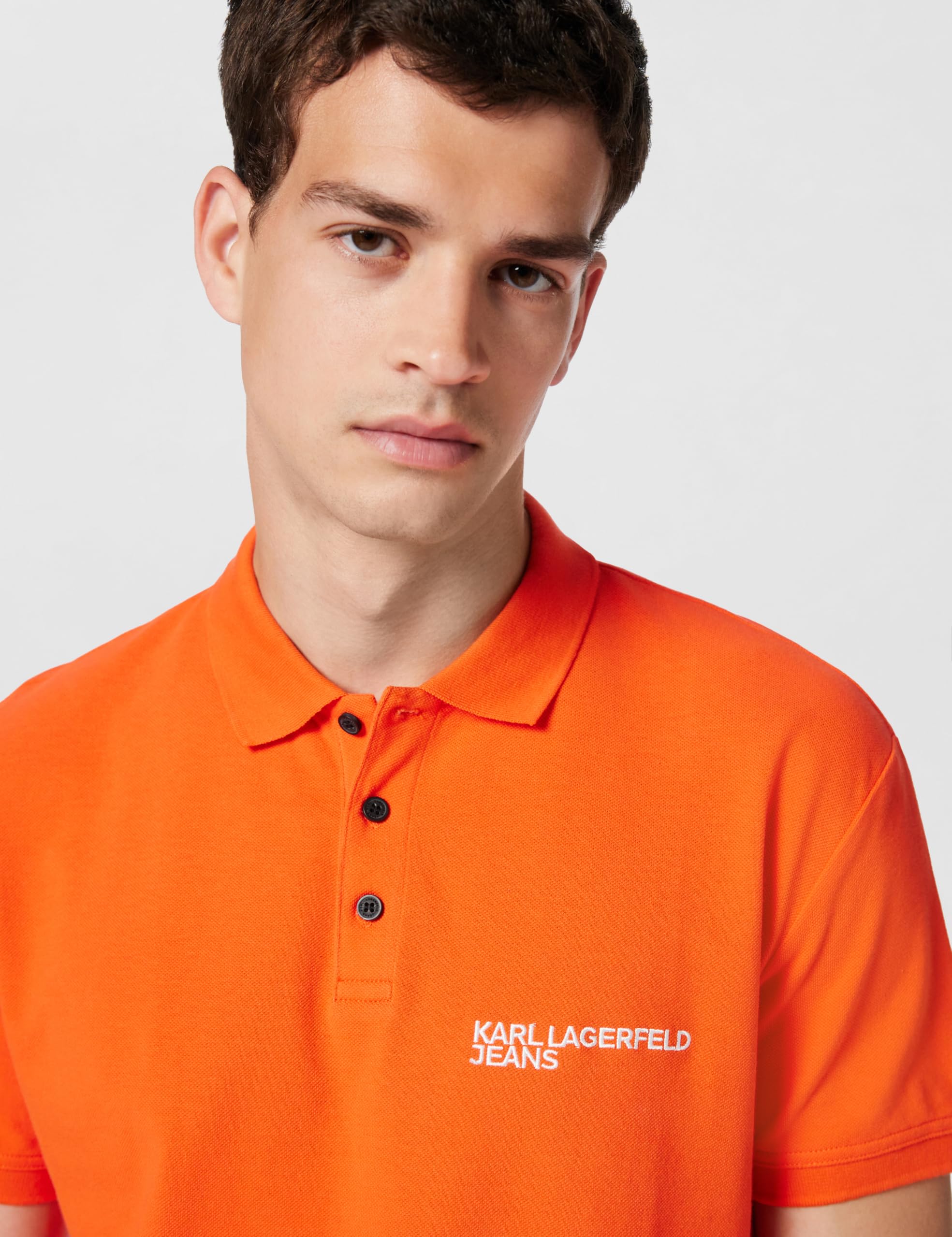 Karl Lagerfeld Jeans Herren Regular Pique Polo