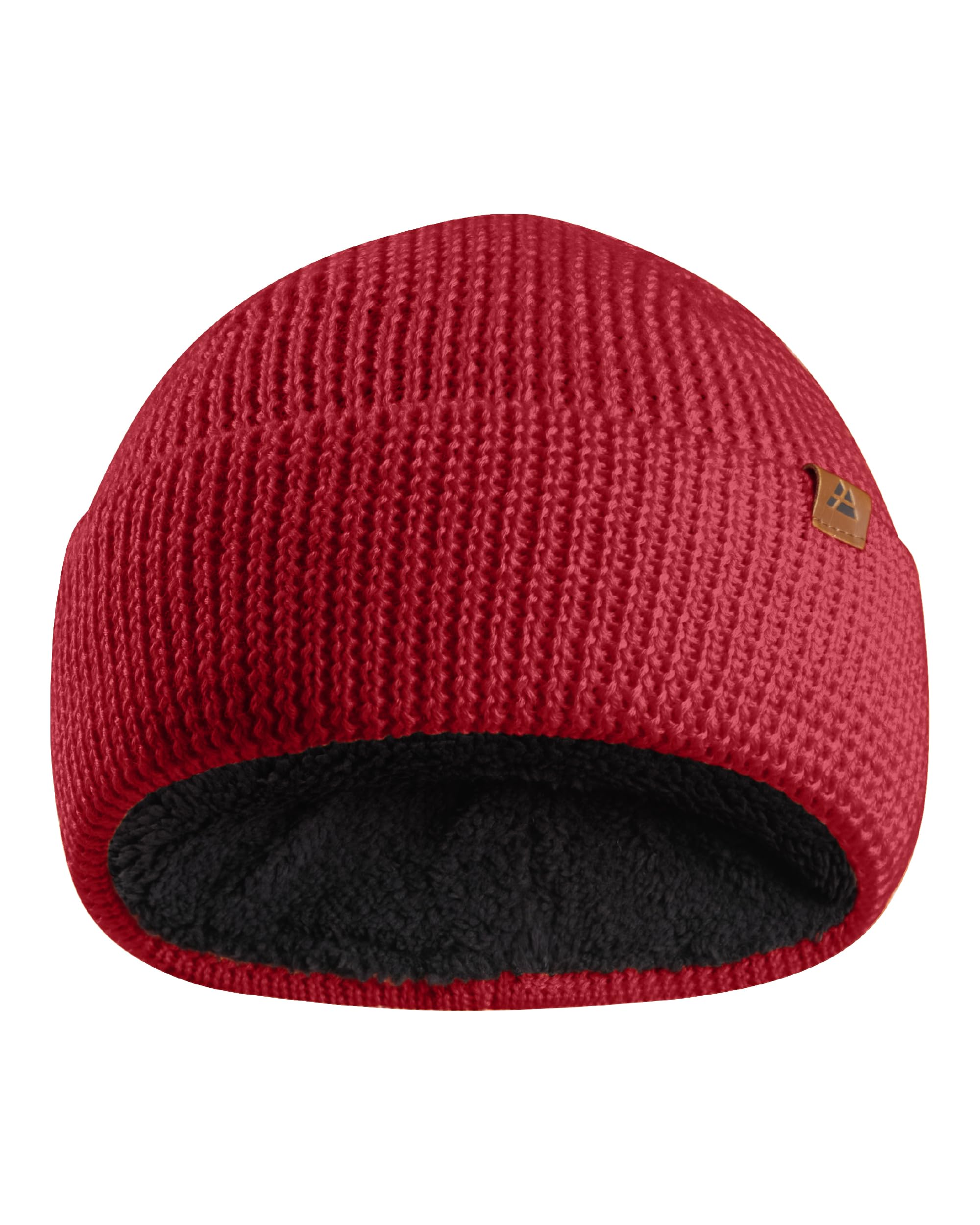 DANISH ENDURANCE Berretto Beanie in Lana Merino e Fodera Pile, Cappello in Maglia, Taglia Unica per Ragazzi e Ragazze, Beanie Invernale, Unisex,