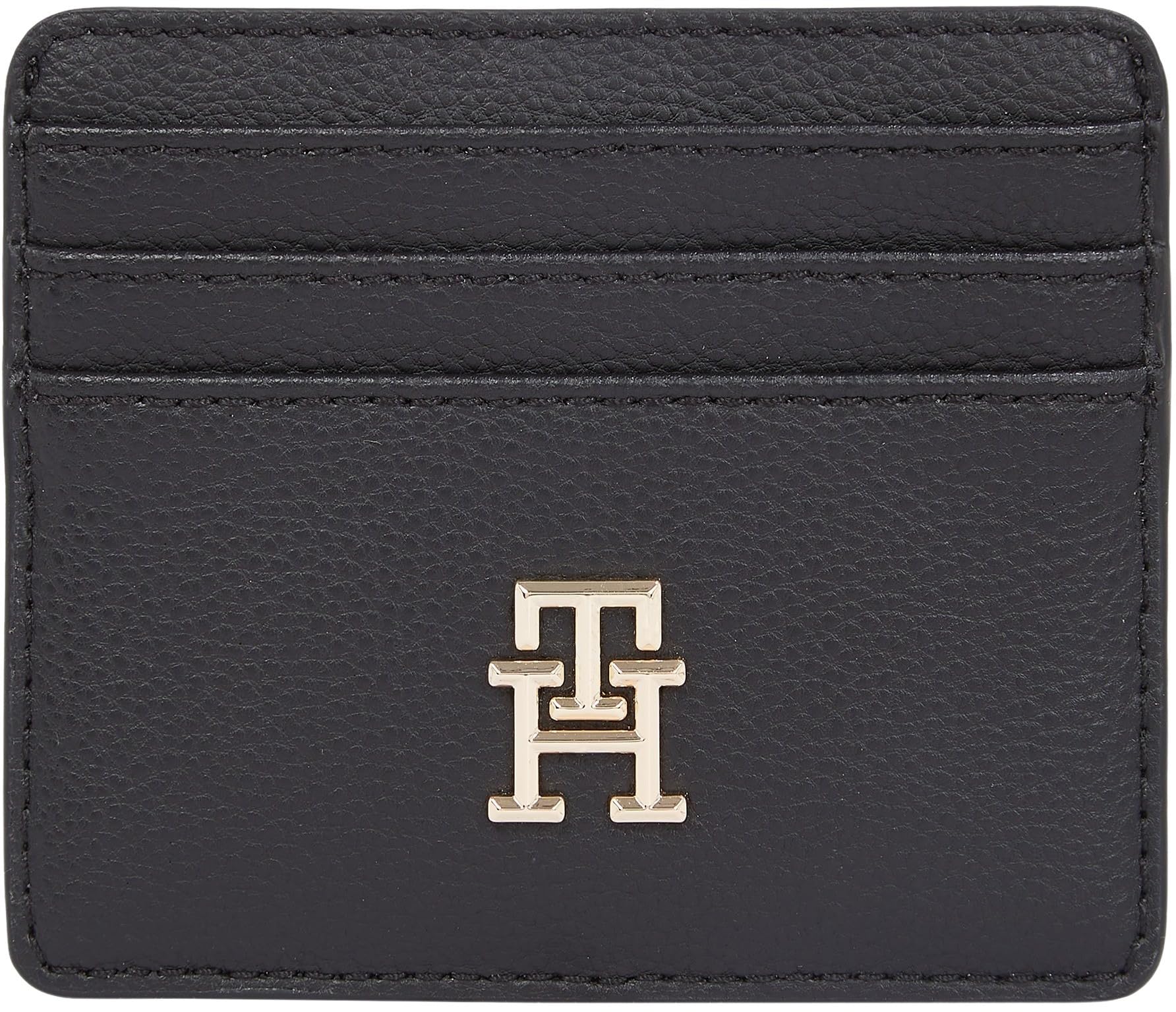 Tommy Hilfiger Cartera Mujer Soft Logotape pequeño, Negro (Black), Talla Única