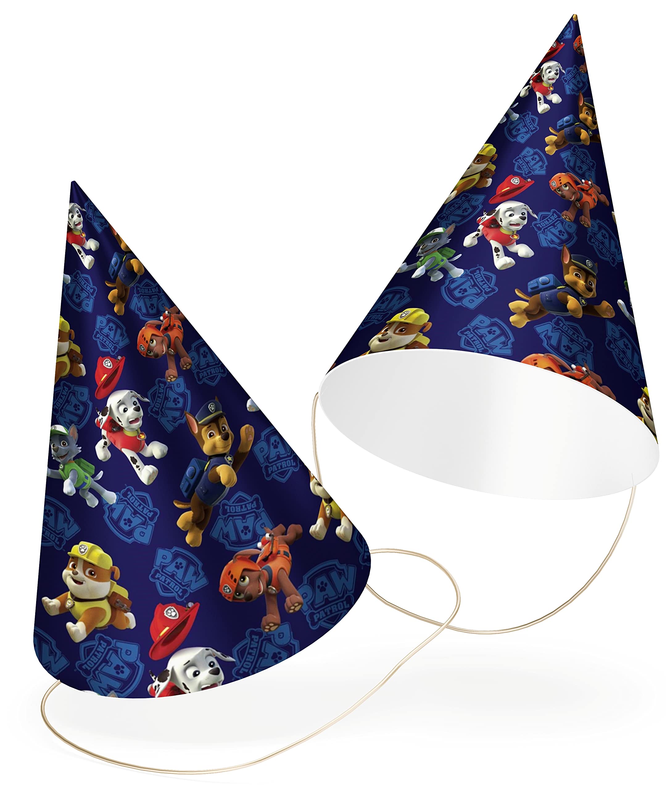 Klassik Pack of 10 Paw Theme Party Caps| Patrol Dog Print Birthday caps with adjustable string (B0B4JWYRNC) Amazon Price History, Amazon Price Tracker