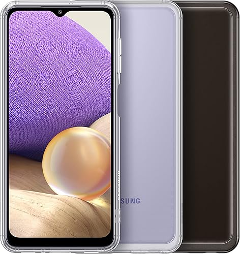Miniatura 6 de Samsung Funda transparente suave para Galaxy A32, color negro