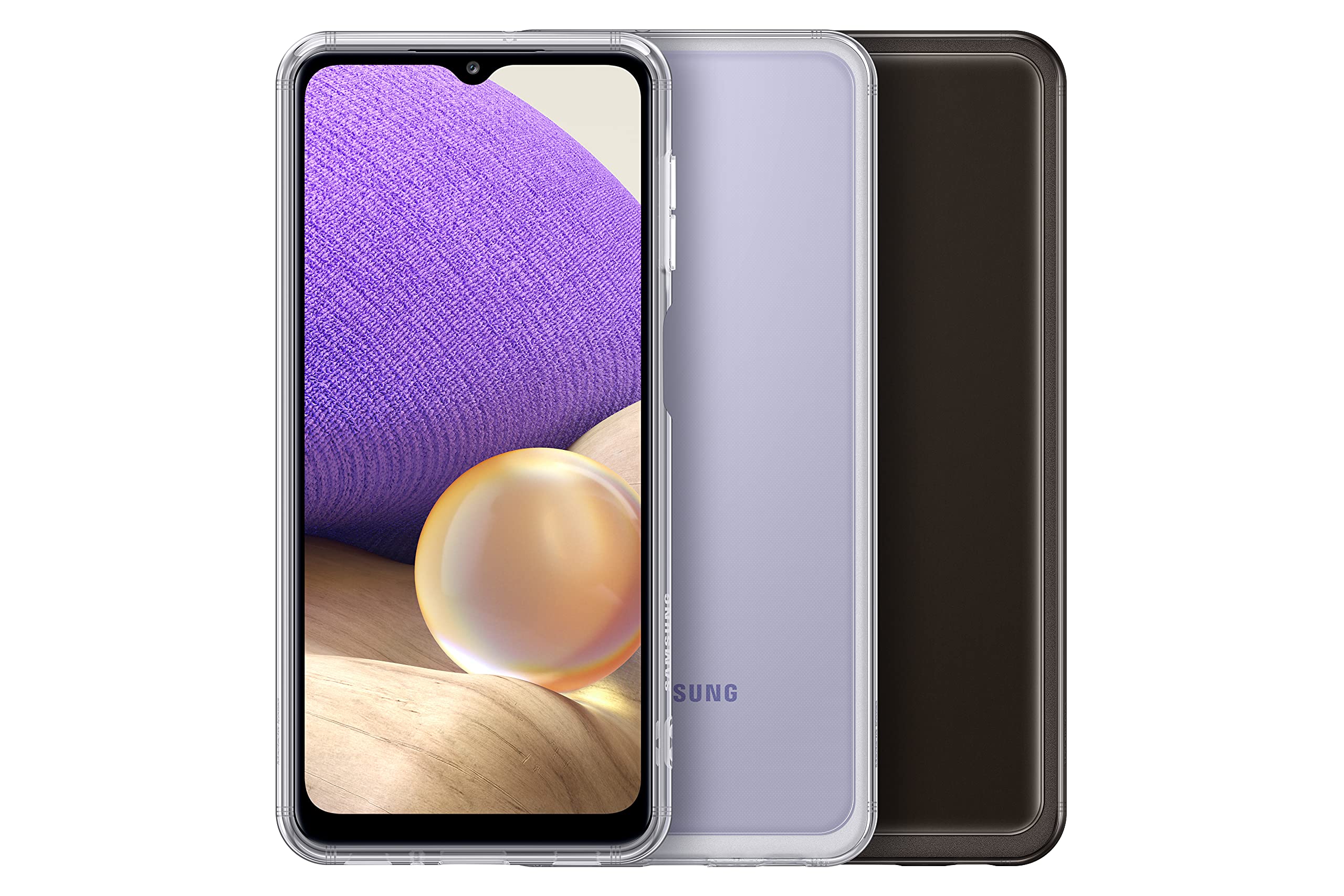 Amazon.com: Samsung Galaxy A32 Soft Clear Case, Black : Cell