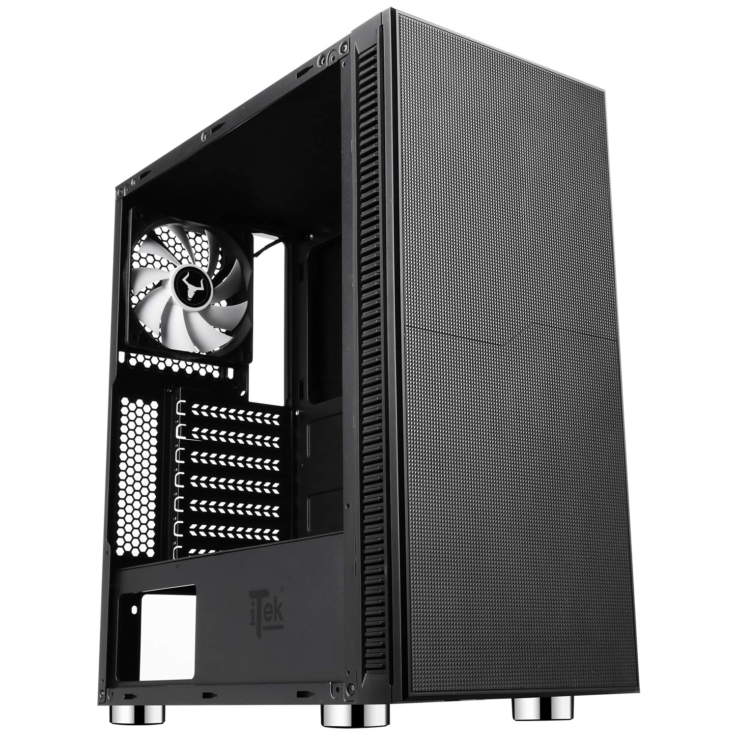 Itek Case SYLENT 05 EVO - Silent Middle Tower, USB3, 3x12cm fan, rivest. fonoassorbente