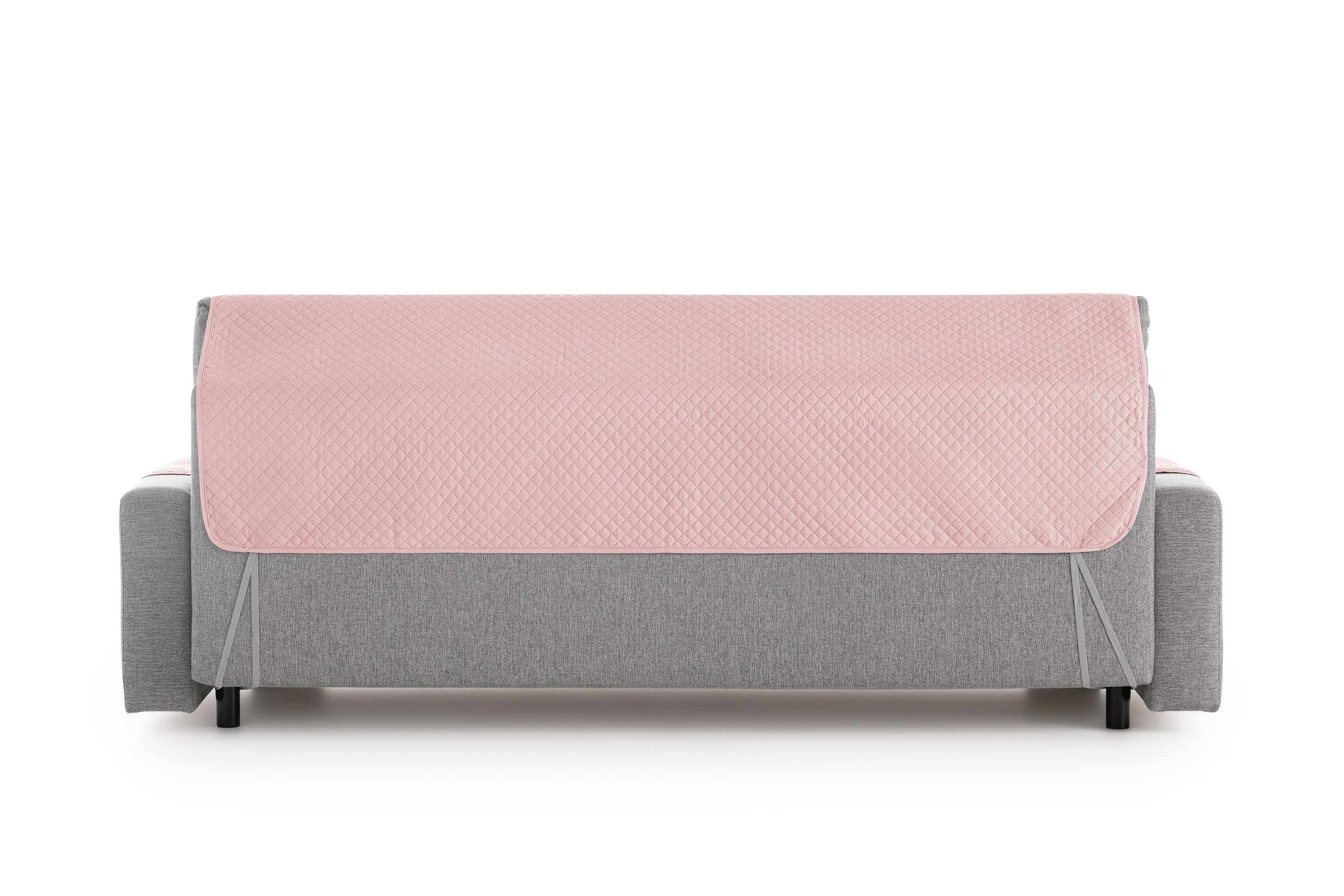 textil-home Salvadivano trapuntato Copridivano ADELE 4 posti REVERSIBILE. Colore Rosa