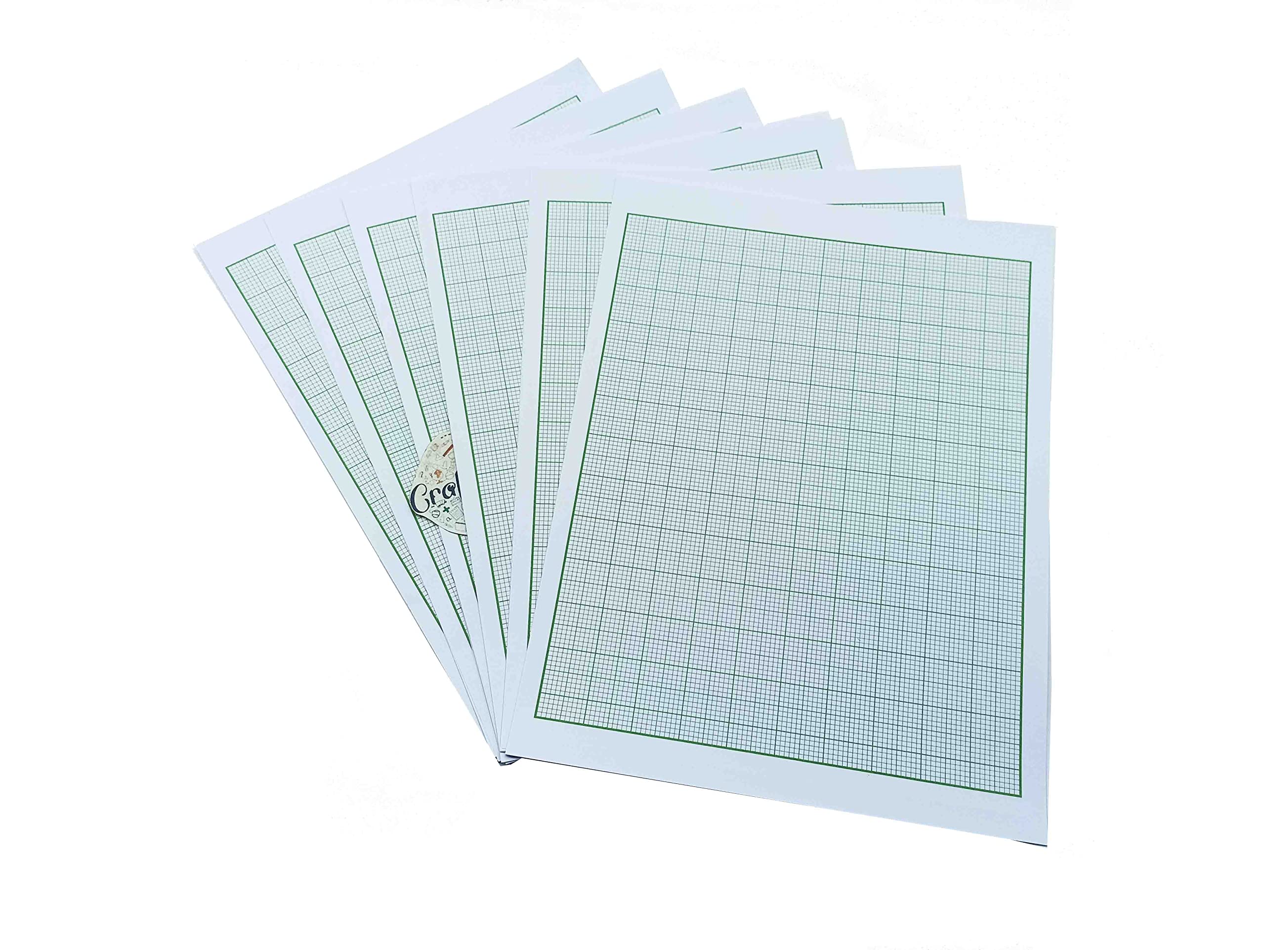 Craftwaft 2mm division graph sheets pack of 100 pcs : amazon.in: office  products