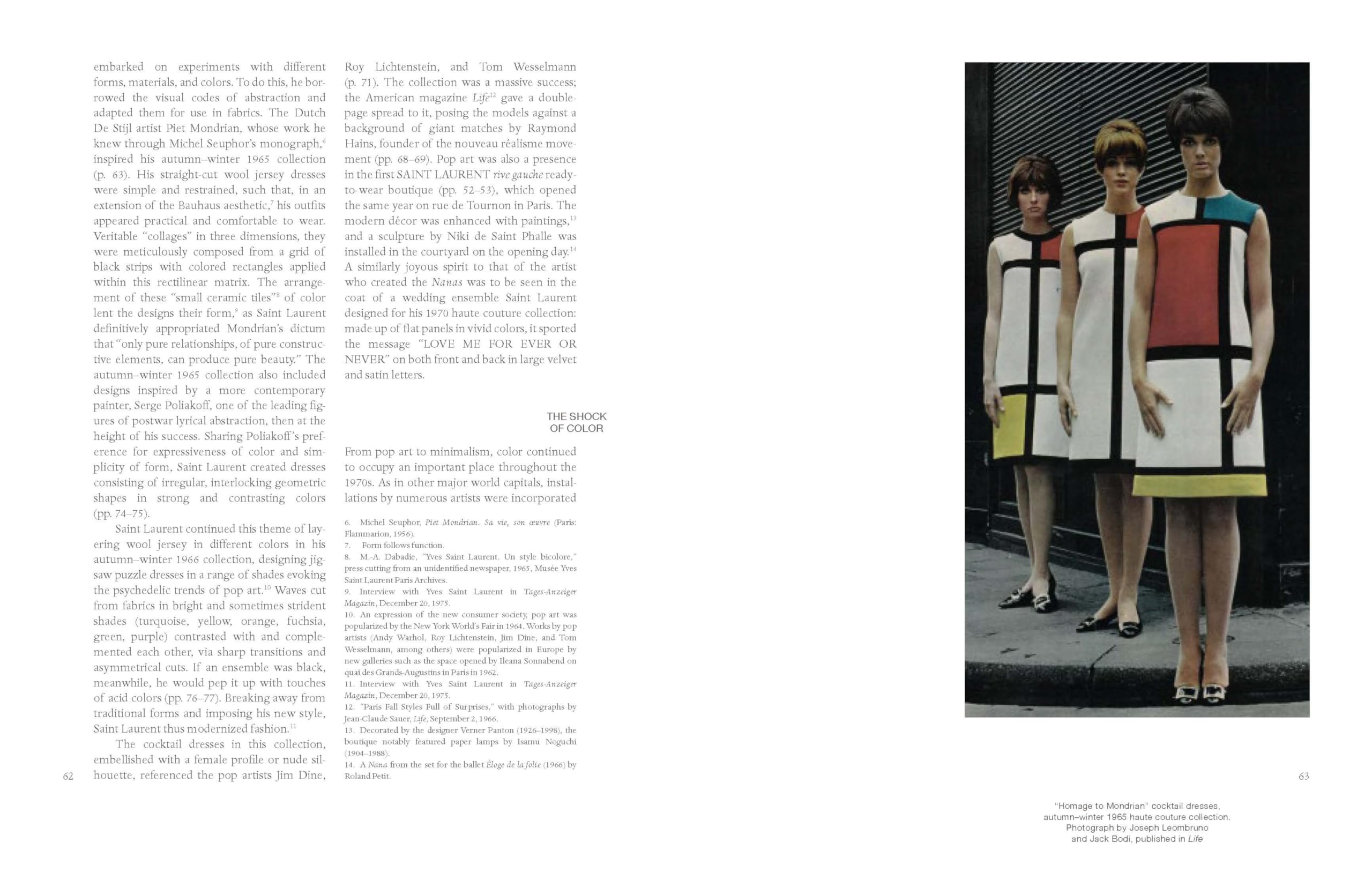 Yves Saint Laurent : Form and Fashion
