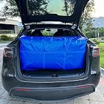 66 Gallon Extra Large Storage Bags, Huge Moving Bags Heavy Duty with Zipper and Stronger Handles, Big Foldable Duffle Bag for Travel, Storage Totes Moving Boxes for College, Christmas Tree,Blue,2 Pack