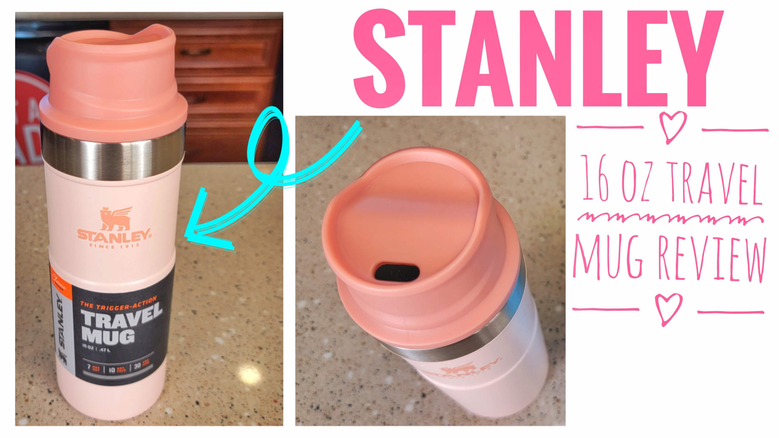 Watch Stanley Classic Trigger Action 16 oz Travel Mug Review on Amazon Live