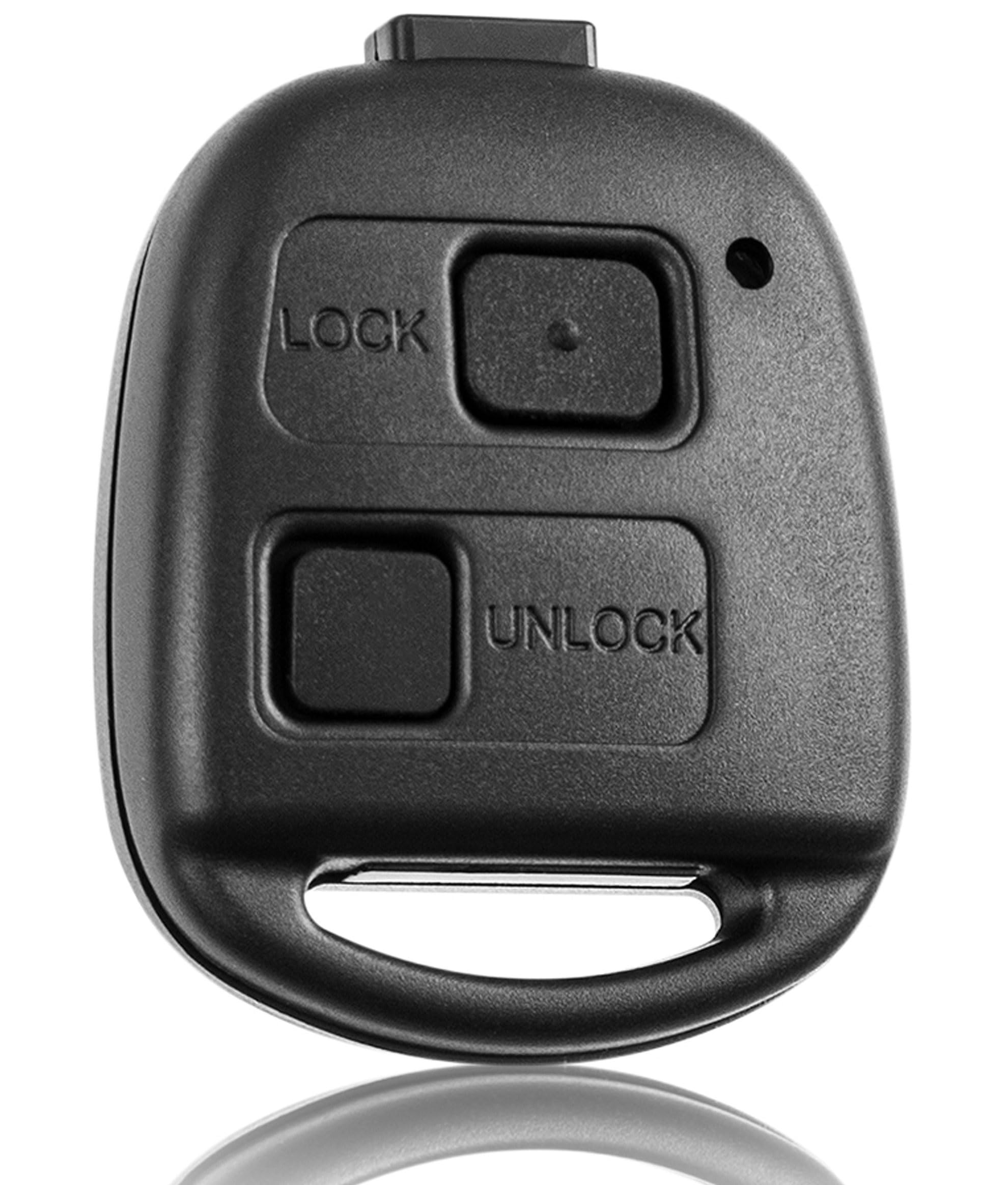 Pilot Remote Control Case Fob Cover Flip Folding Car Key Replacement Compatible with Toyota Auris Avensis Corolla RAV4 Tundra Yaris Avalon Hilux Land Cruiser Prius Sienna Verso 2 Buttons