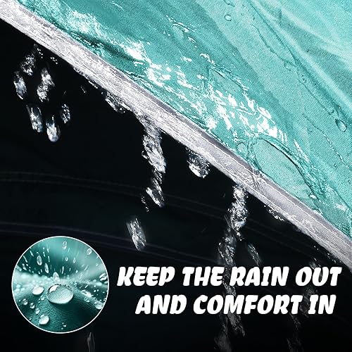 Miniatura 9 de FUNANASUN Tienda de campaña para 2-3 personas, tienda de campaña automática instantánea para camping, fácil y rápida, tienda de campaña impermeable,