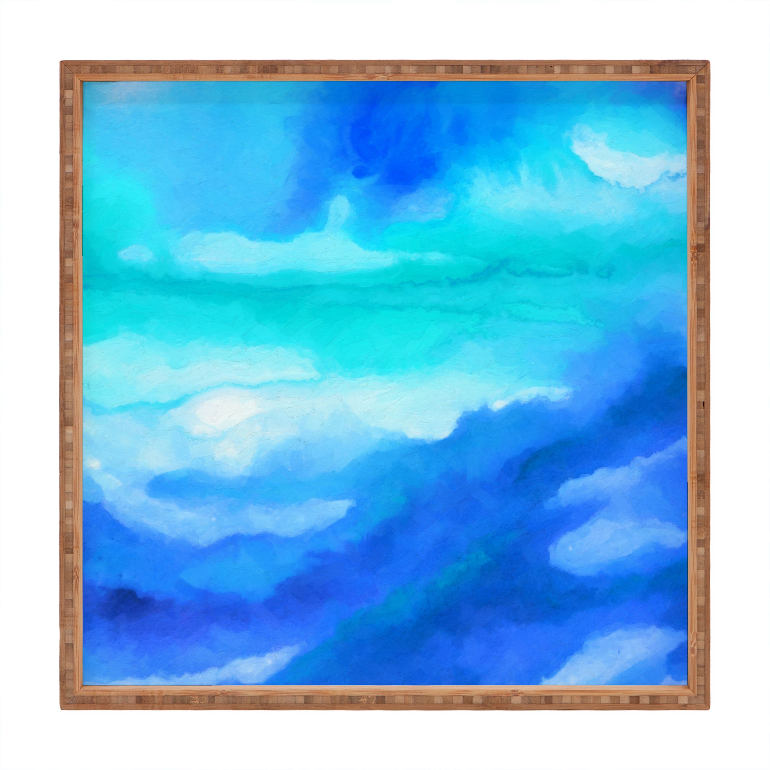 Deny Designs Jacqueline Maldonado Rise 2 Indoor/Outdoor Square Tray, 12" x 12"