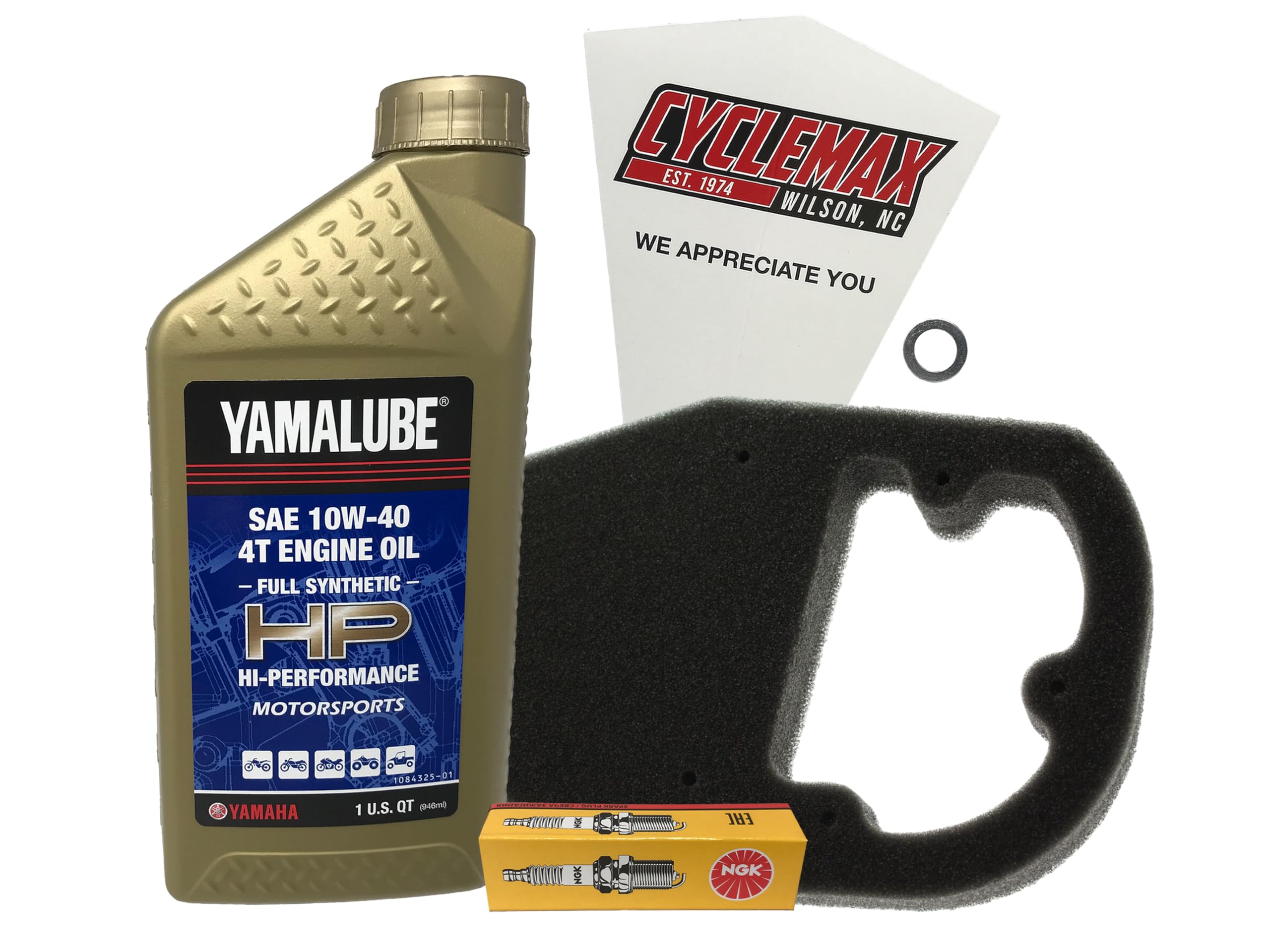 Amazon.com: Cyclemax Full-Synthetic Yamalube Tune-Up Kit