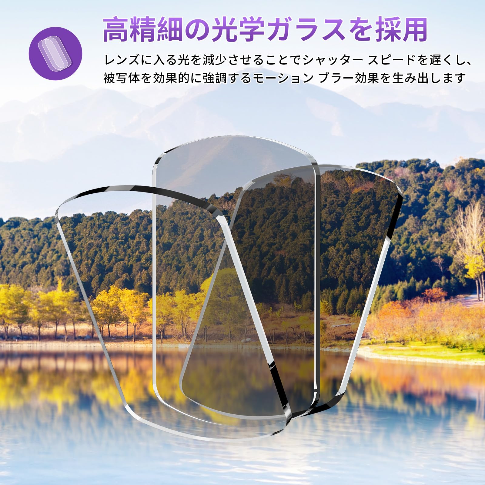 Amazon | Ulanzi NDフィルター Pocket3用フィルター マグネット式 ND