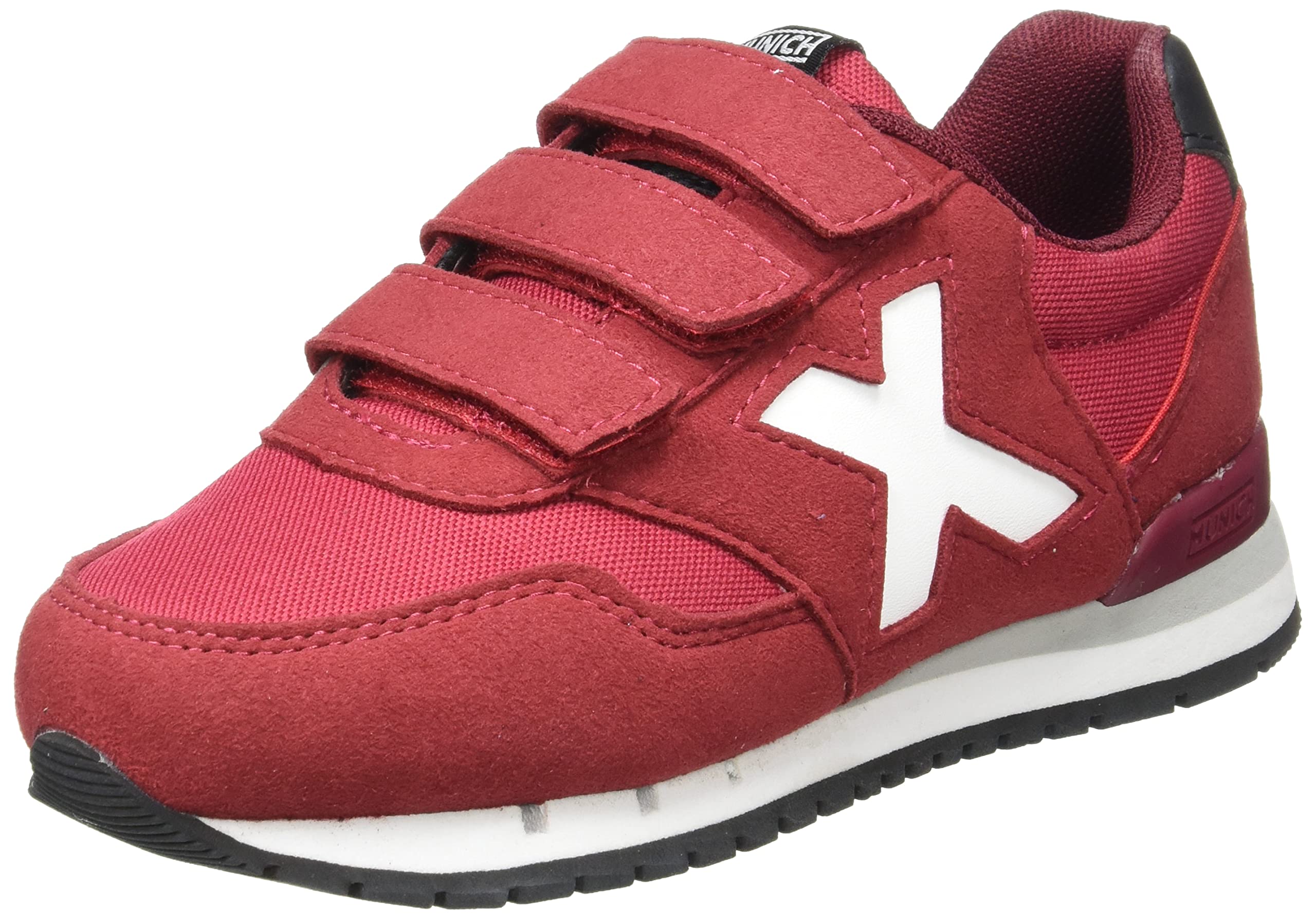 Munich Dash Kid VCO, Unisex Kids Sneakers, Red Burgundy, 28 EU