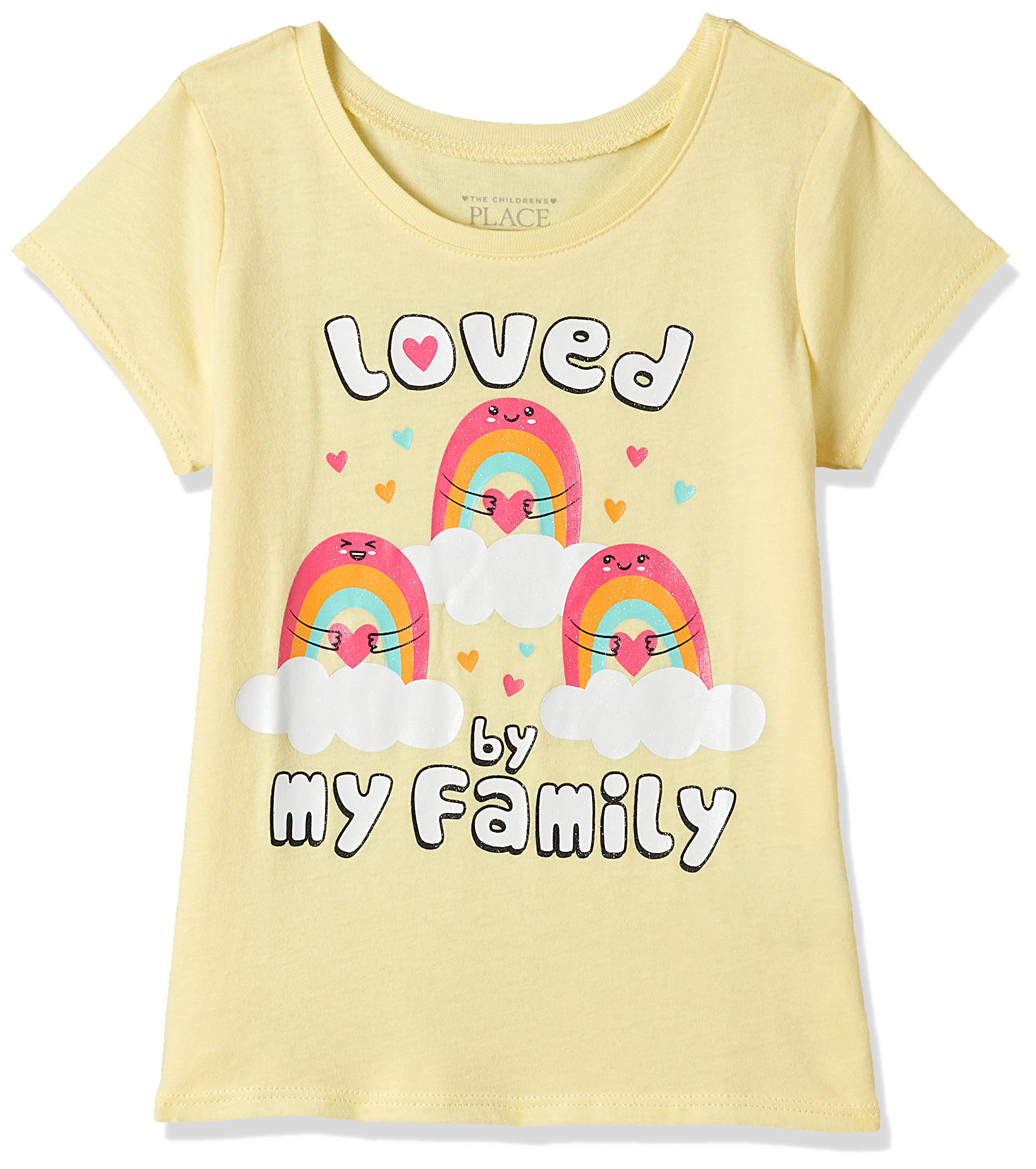 The Children's PlaceGirls JA MY FAMILY T-Shirt (pack of 1)