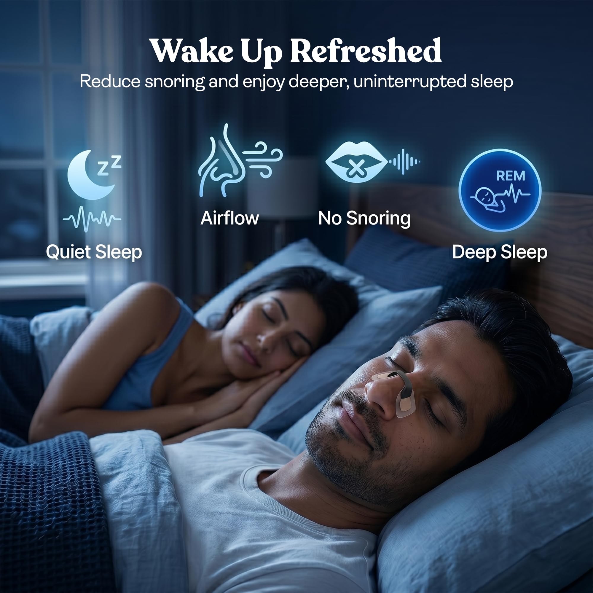 AWESOME Magnetic Nasal Dilator, Reusable Anti Snoring Nose Clip, 15 Days — Amazon image 3