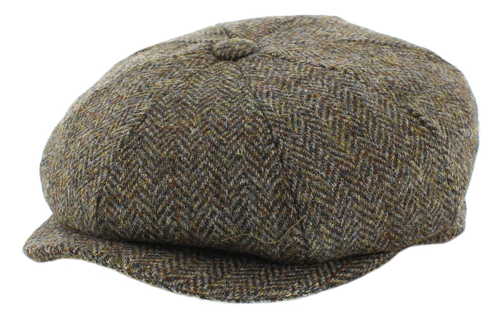 Failsworth Harris Tweed 'Carloway' Baker Boy/Newsboy Cap (62cm, Pattern 2013)