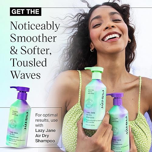 Miniatura 7 de Eva NYC Lazy Jane Air Dry Champú, productos para el cabello secado al aire para textura natural y control del encrespamiento, champú vegano y sin