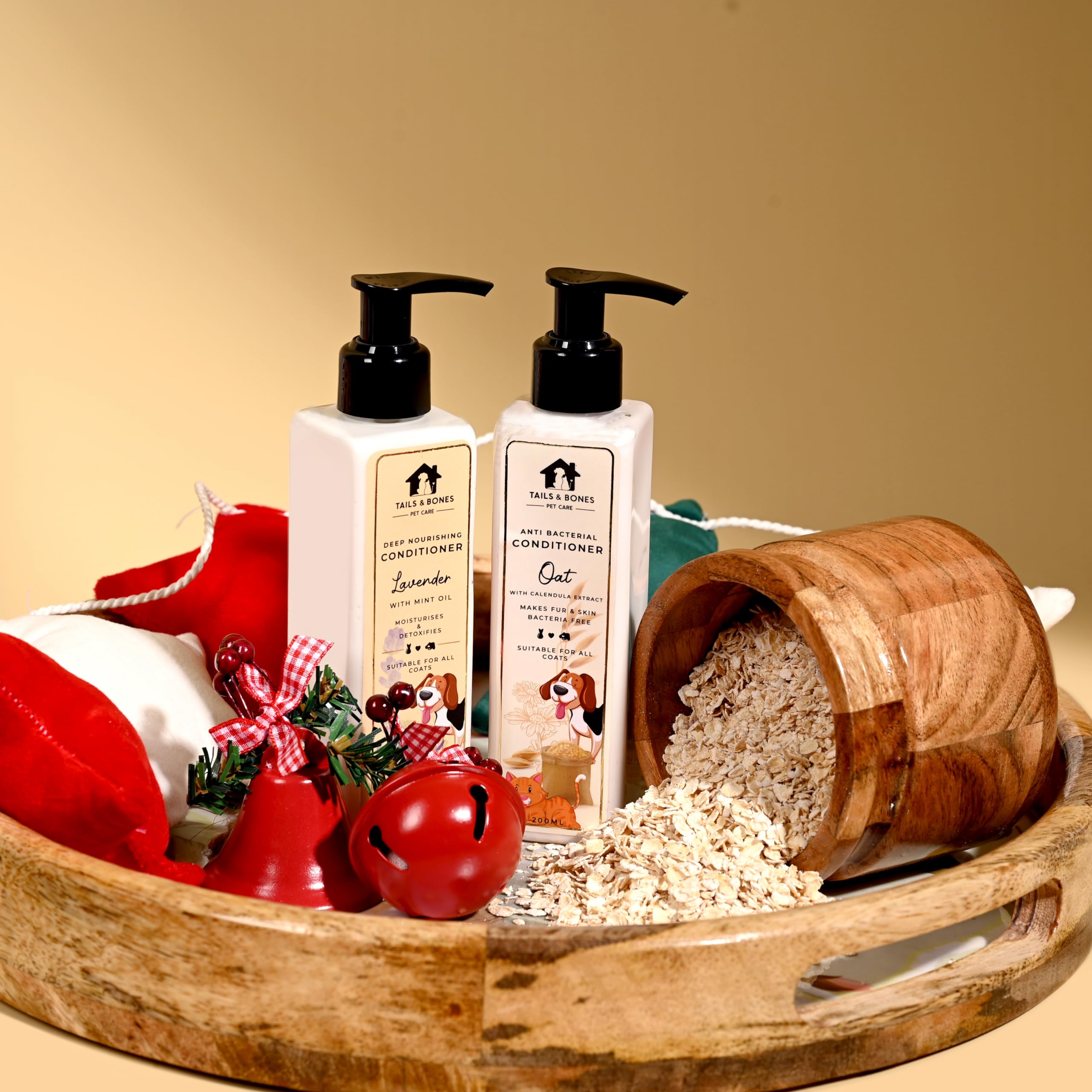TAILS & BONES Conditioner for Pets | Calendula & Oat Extract Conditioner for Dogs & Cats (200ml) 3