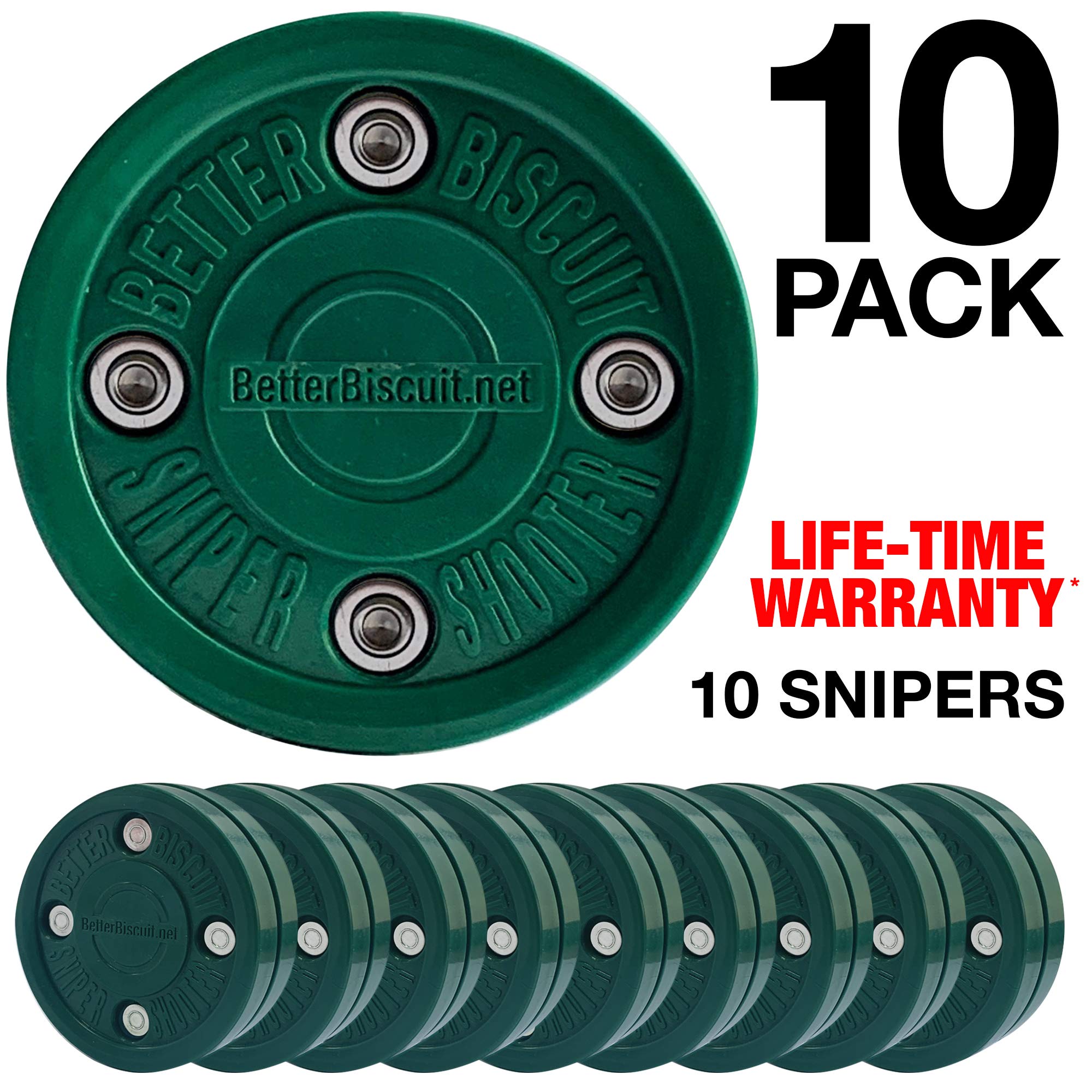 Better Biscuit Sniper-10 Stück, dunkelgrün
