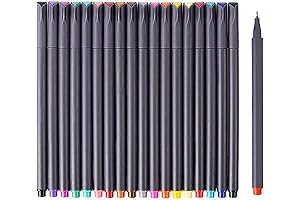 ibayam Fine Tip Journal Pens - Set Of 18 Vibrant Journaling Pens