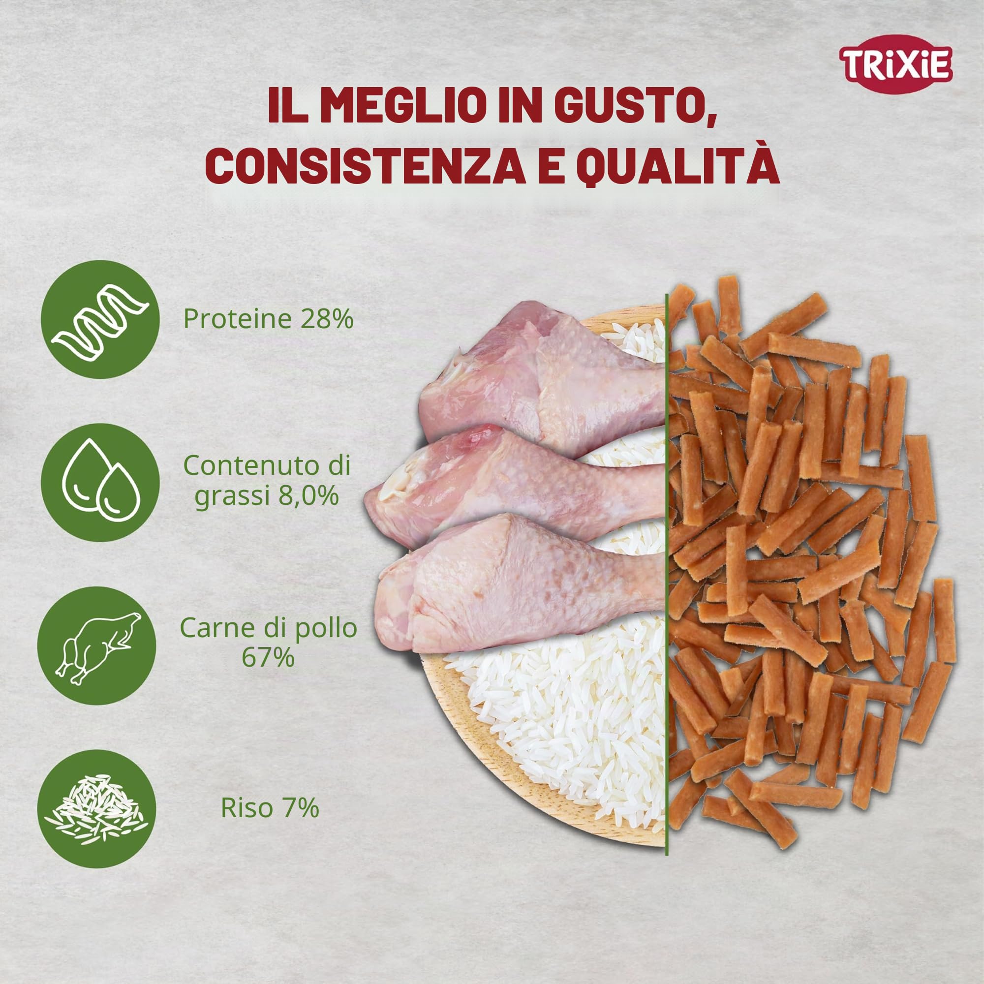 Trixie Premio Mini Sticks, Hühnchen Reis 50 g