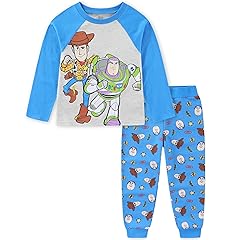 Toy Story Boys 2 Piece Long Sleeve Shirt and Pants Set for Toddler and Big Kids