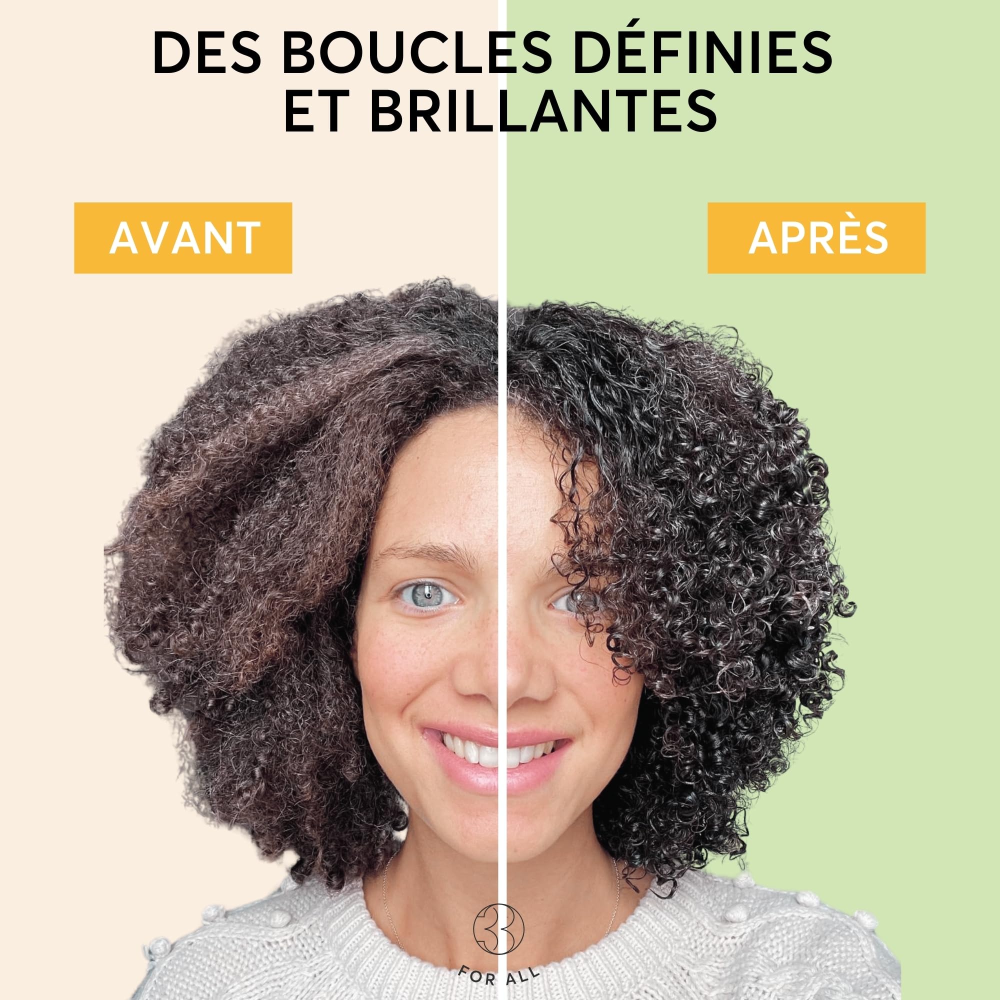 Trois For All By Ornela Paris Gelatina Capelli Ricci, Definizione dei Ricci, Finitura Fissante dei Riccioli, Gelatina Capillare Ideale Anti-Frisottis, Cura e Idratazione, Curly Hair | Boost Curl|