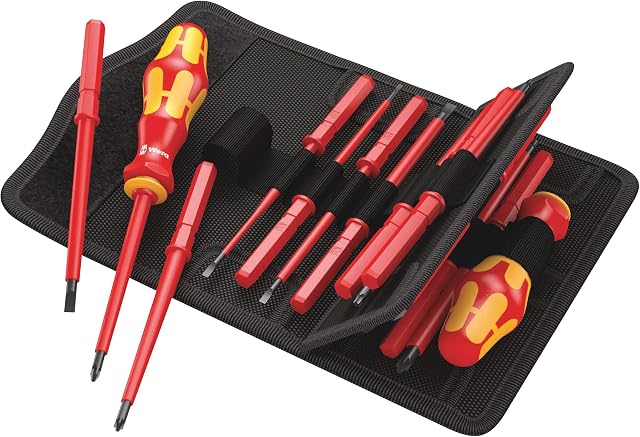 Wera Kraftform Kompakt VDE 17 Universal 1 Interchangeable screwdriver set with twin handle, 17PC, 05059030001