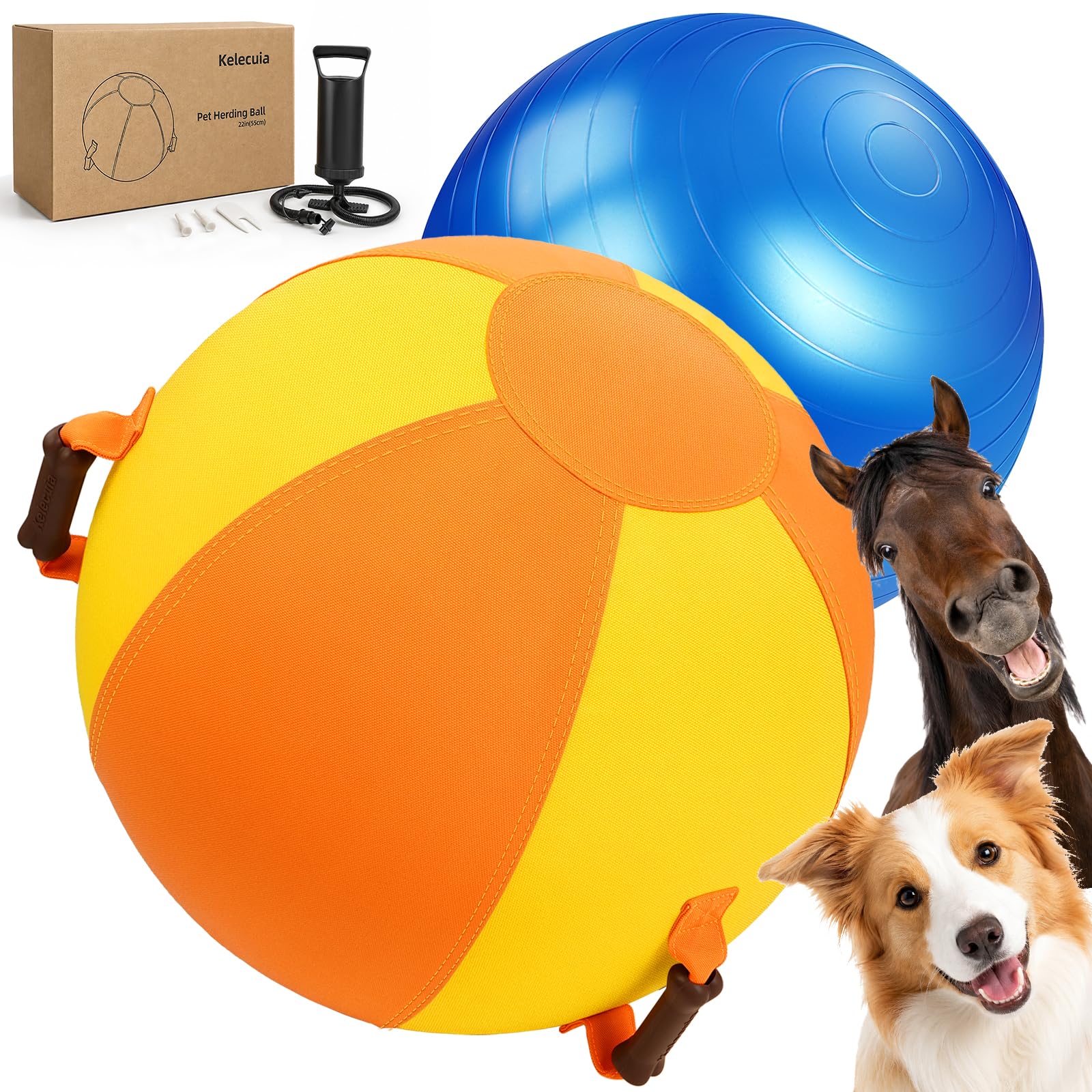 57,1 cm Herding Ball für Hunde und Pferde, Knochenförmige