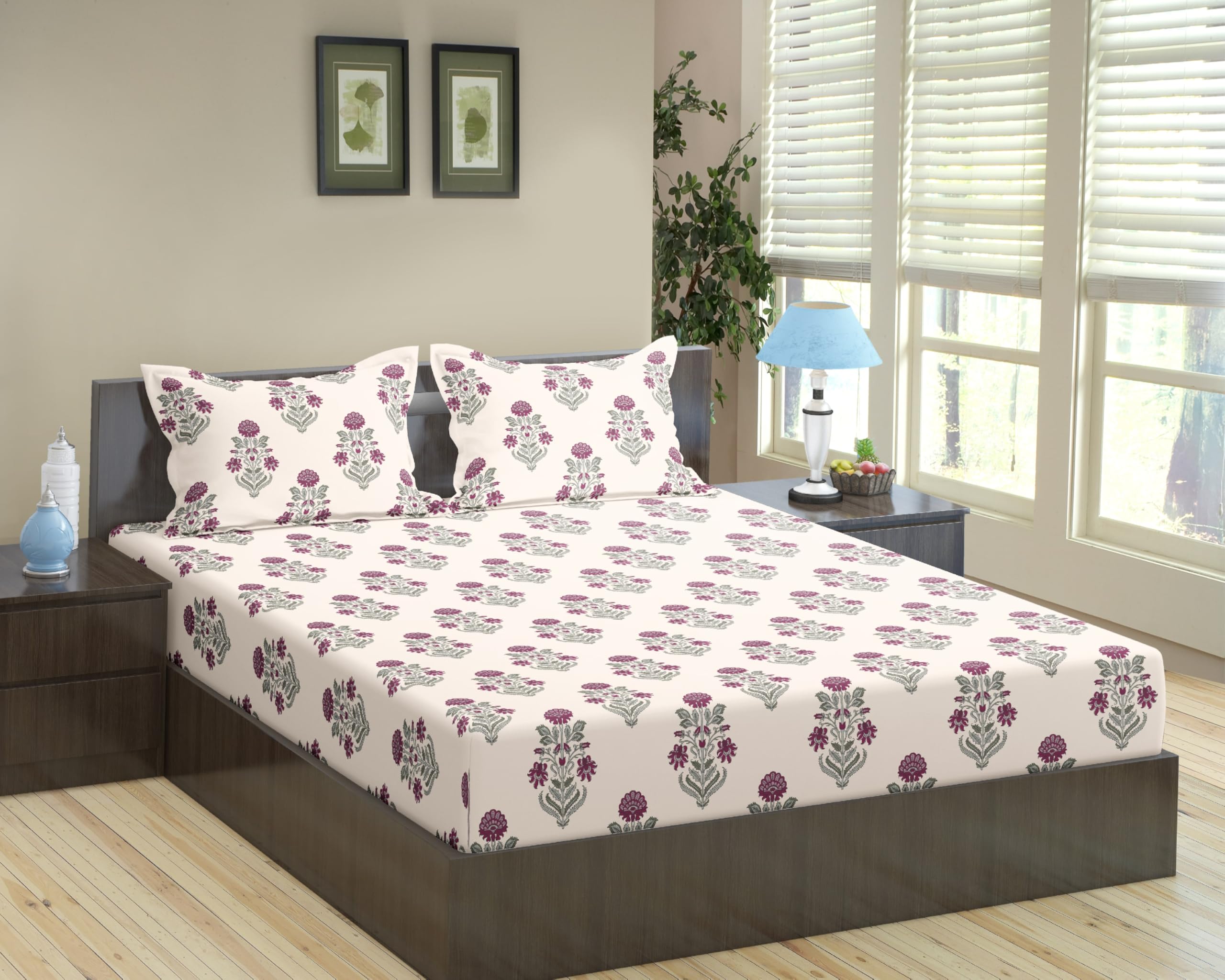 See full amazon price history chart for Trance Home Linen 180Tc 100% Cotton 78"X72" Standard King Size Elastic Fitted Bedsheet|Printed King Bed Size Elasticated Fitted Bedspread With 2 Pillow Covers(King 78X72 Inch,Aangan Pink),180 TC Trance Home Linen 180Tc 100% Cotton 78"X72" Standard King Size Elastic Fitted Bedsheet|Printed King Bed Size Elasticated Fitted Bedspread With 2 Pillow Covers(King 78X72 Inch,Aangan Pink),180 TC (B09FZFRRVP) Amazon Price History, Amazon Price Tracker