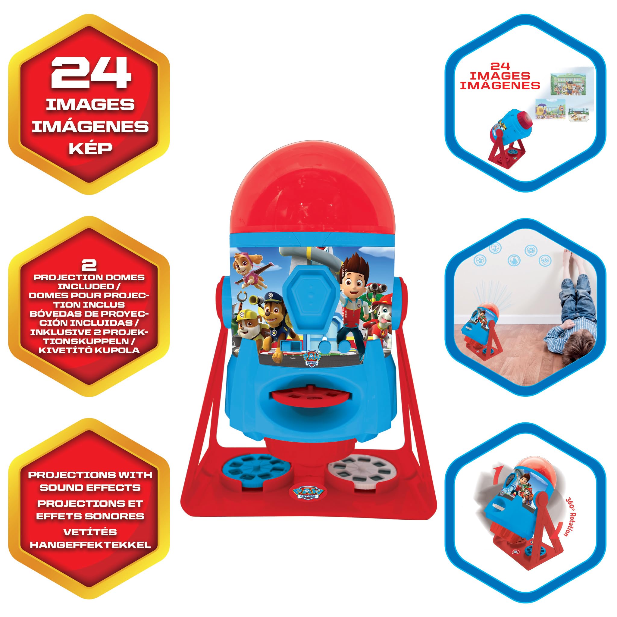 Amazon.com: LEXiBOOK, Paw Patrol Story Projector, LTC100PA | Sound