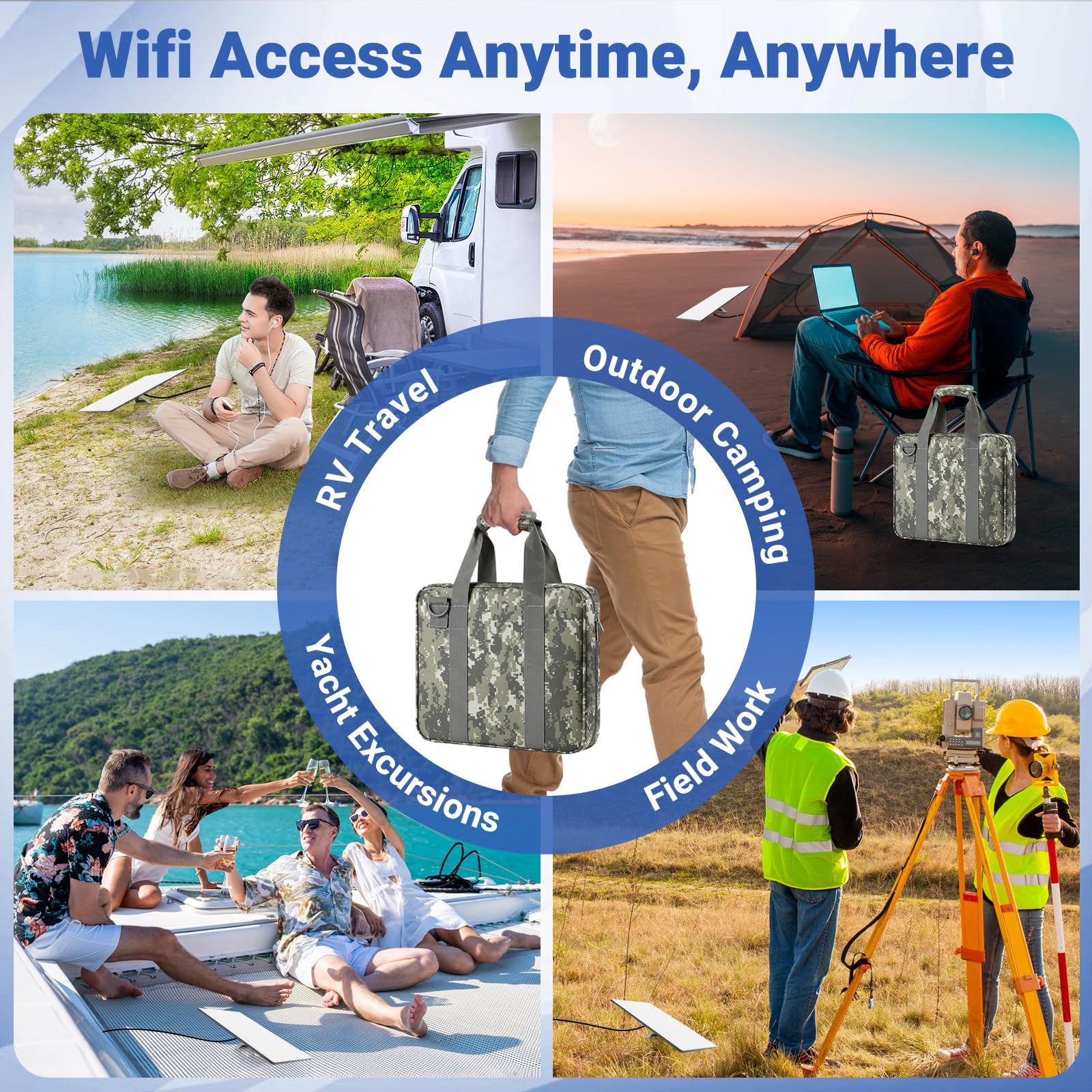 Starlink - Mini bolsa de viaje, protección perfecta para adaptador de tubería, cables, fuente de alimentación, funda de almacenamiento portátil rígida con doble capa personalizable
